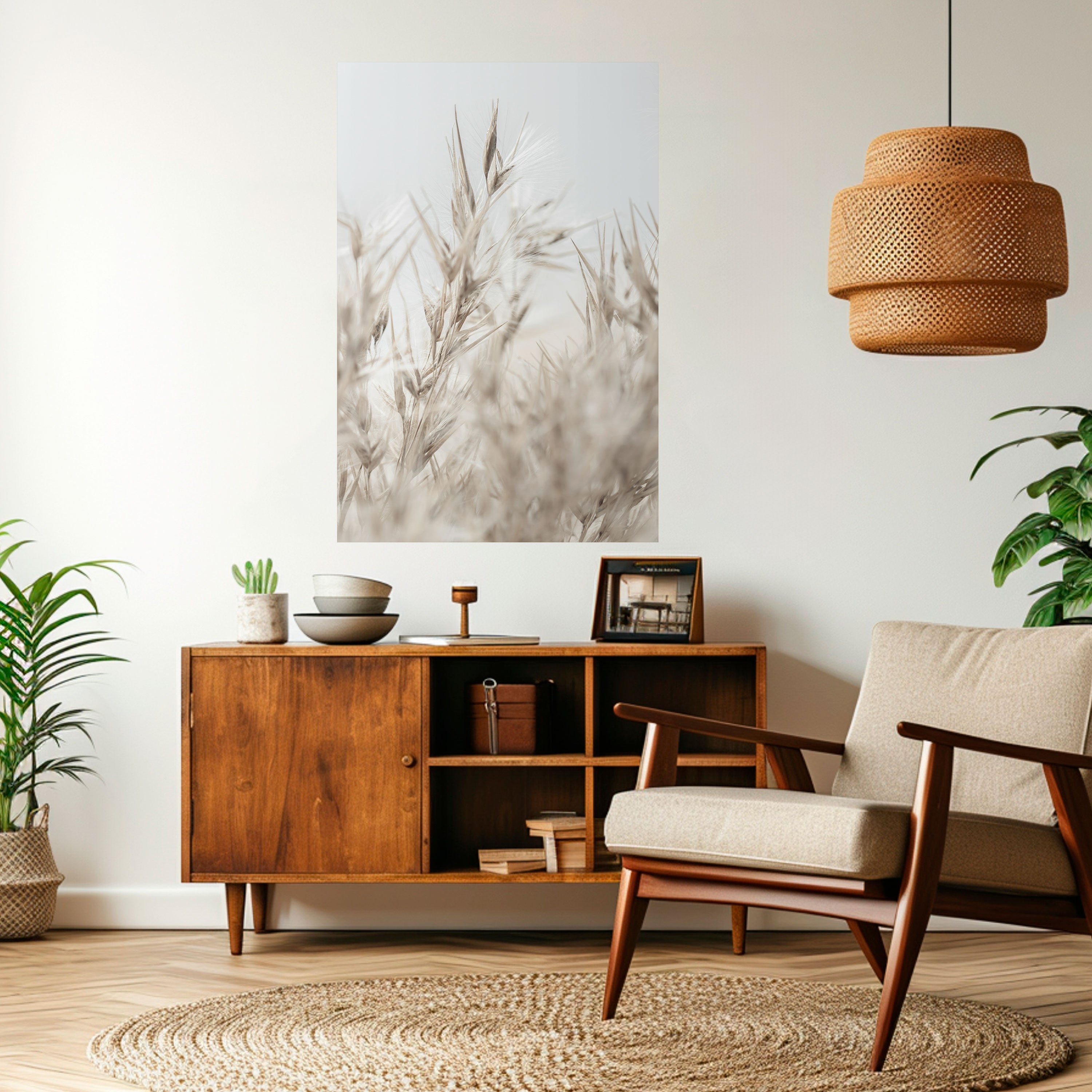 TRANQUIL GRASSES Peel and Stick Vertical Poster