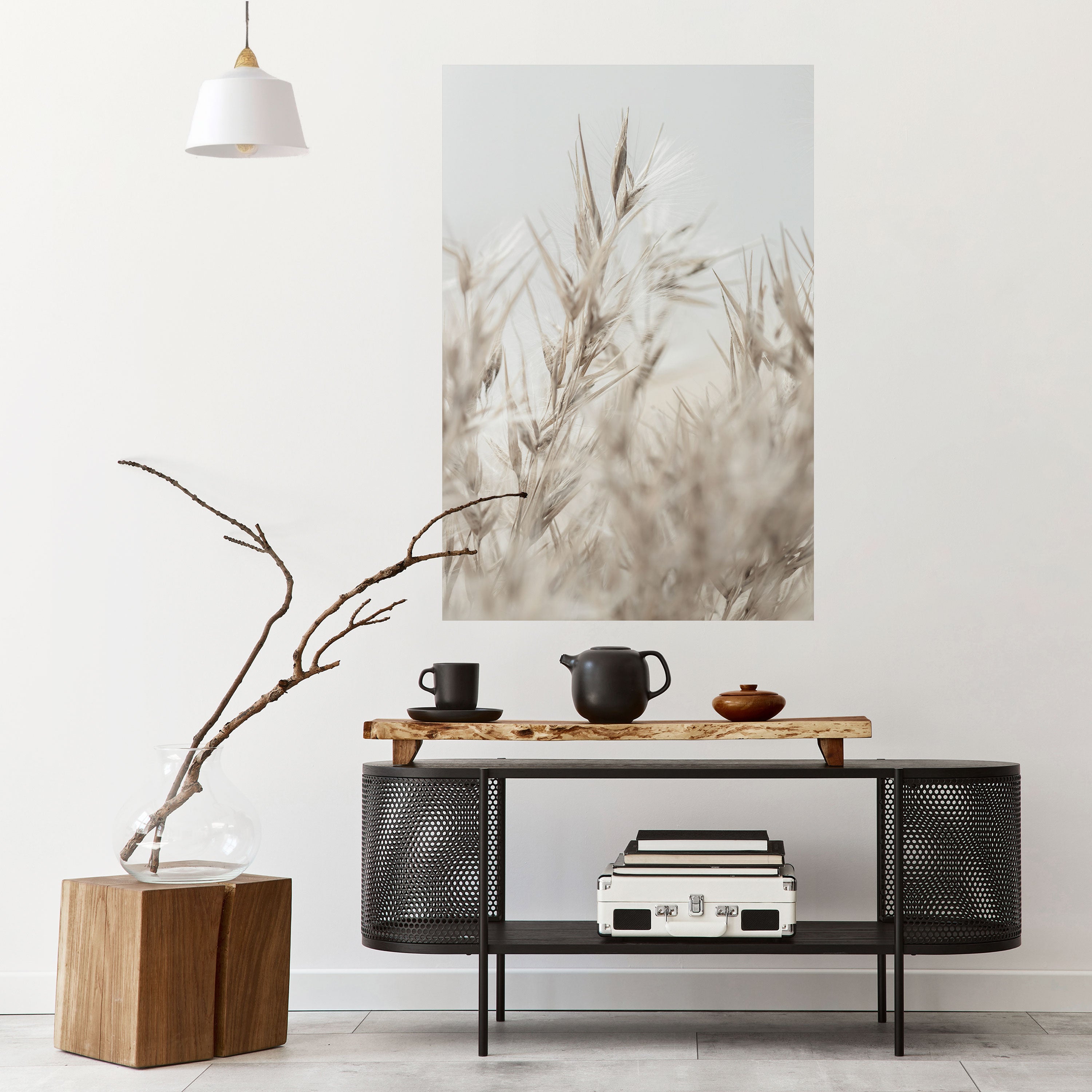 TRANQUIL GRASSES Peel and Stick Vertical Poster