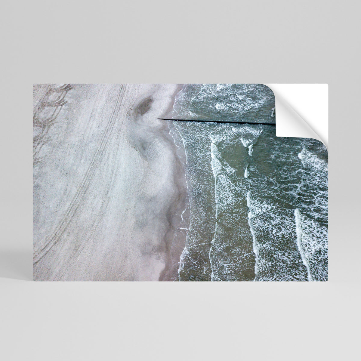TIDE’S SILENT WHISPER Póster adhesivo horizontal
