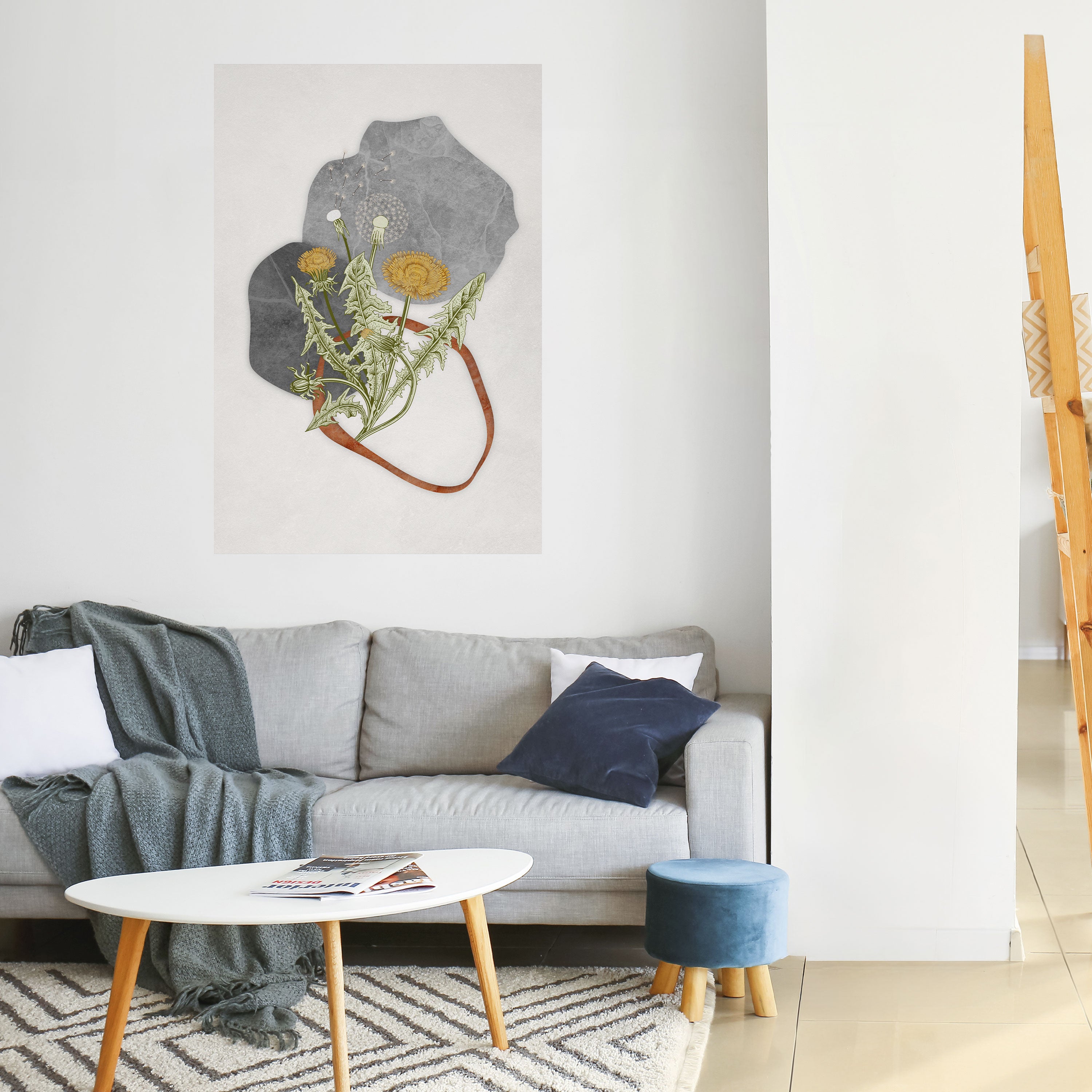 DANDELION RING Peel and Stick Vertical Poster