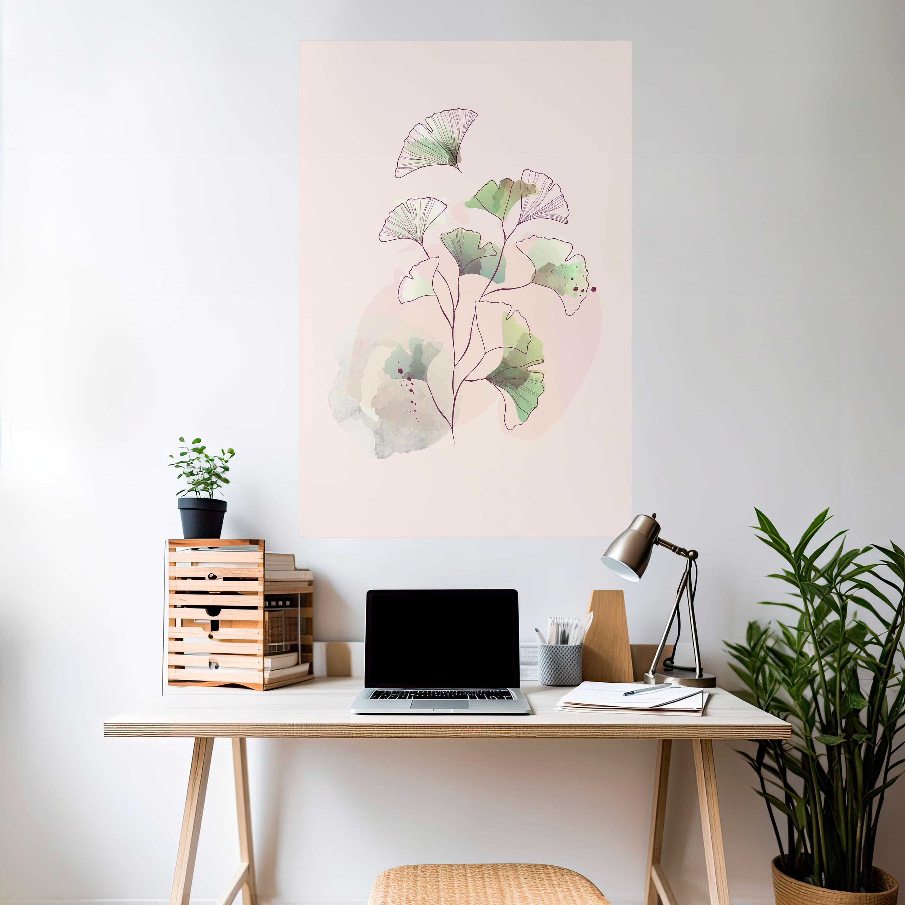 FOLIAGE REVERIE Peel and Stick Vertical Poster