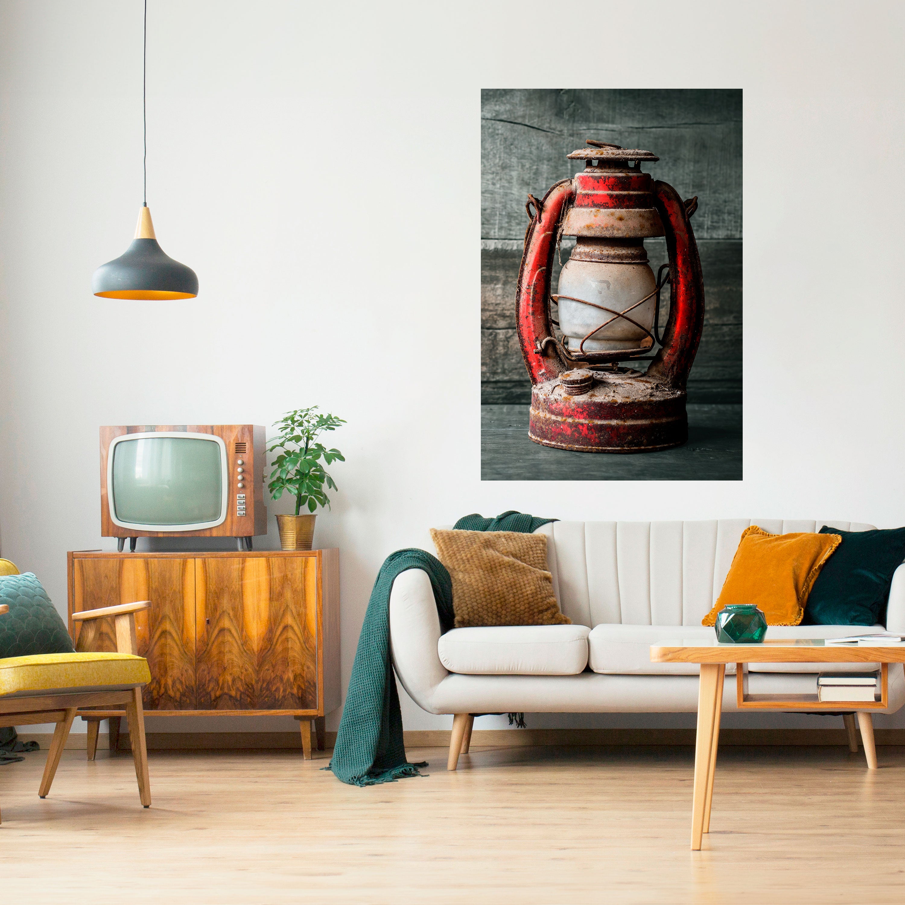 LANTERN OF MEMORIES Peel and Stick Vertical Poster