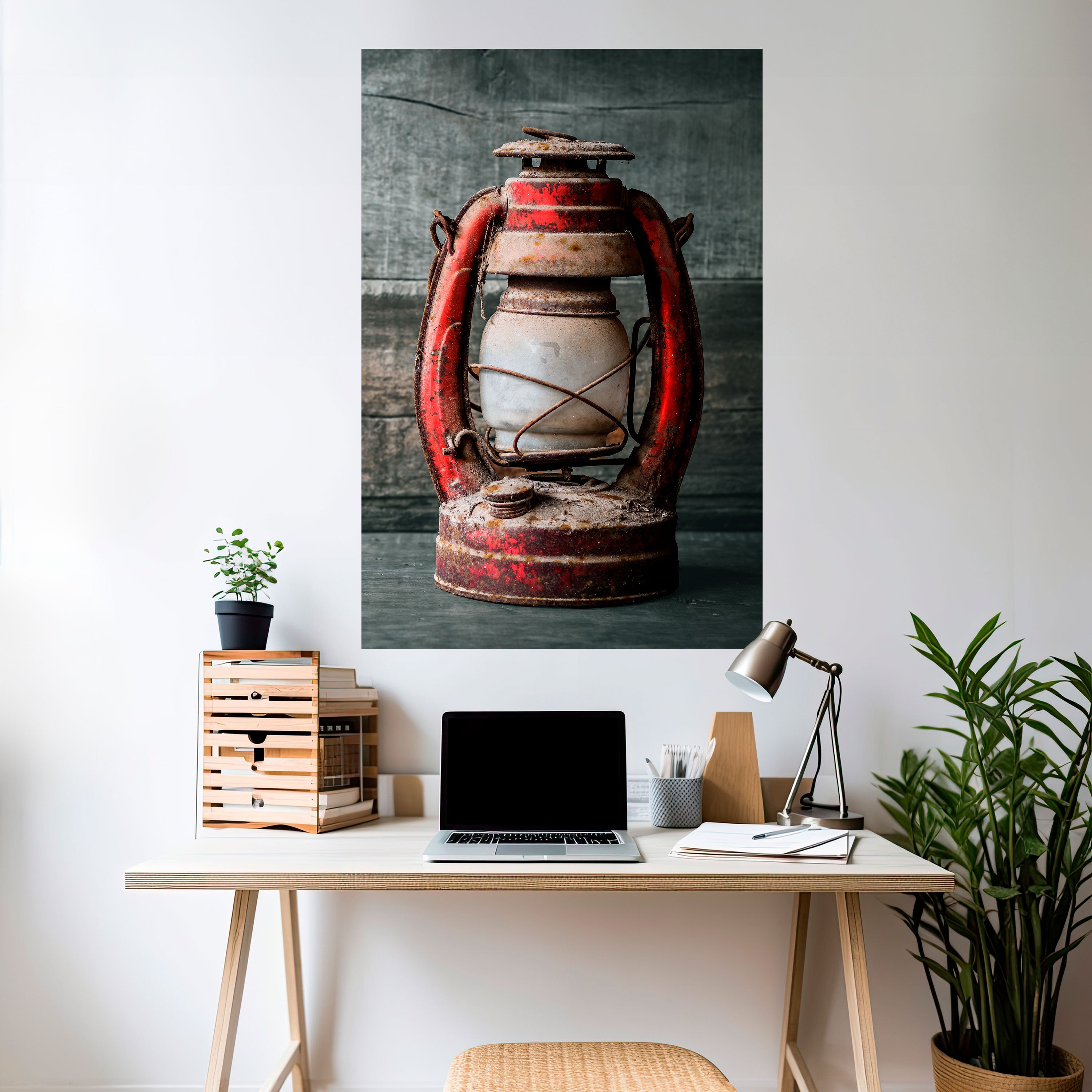 LANTERN OF MEMORIES Peel and Stick Vertical Poster
