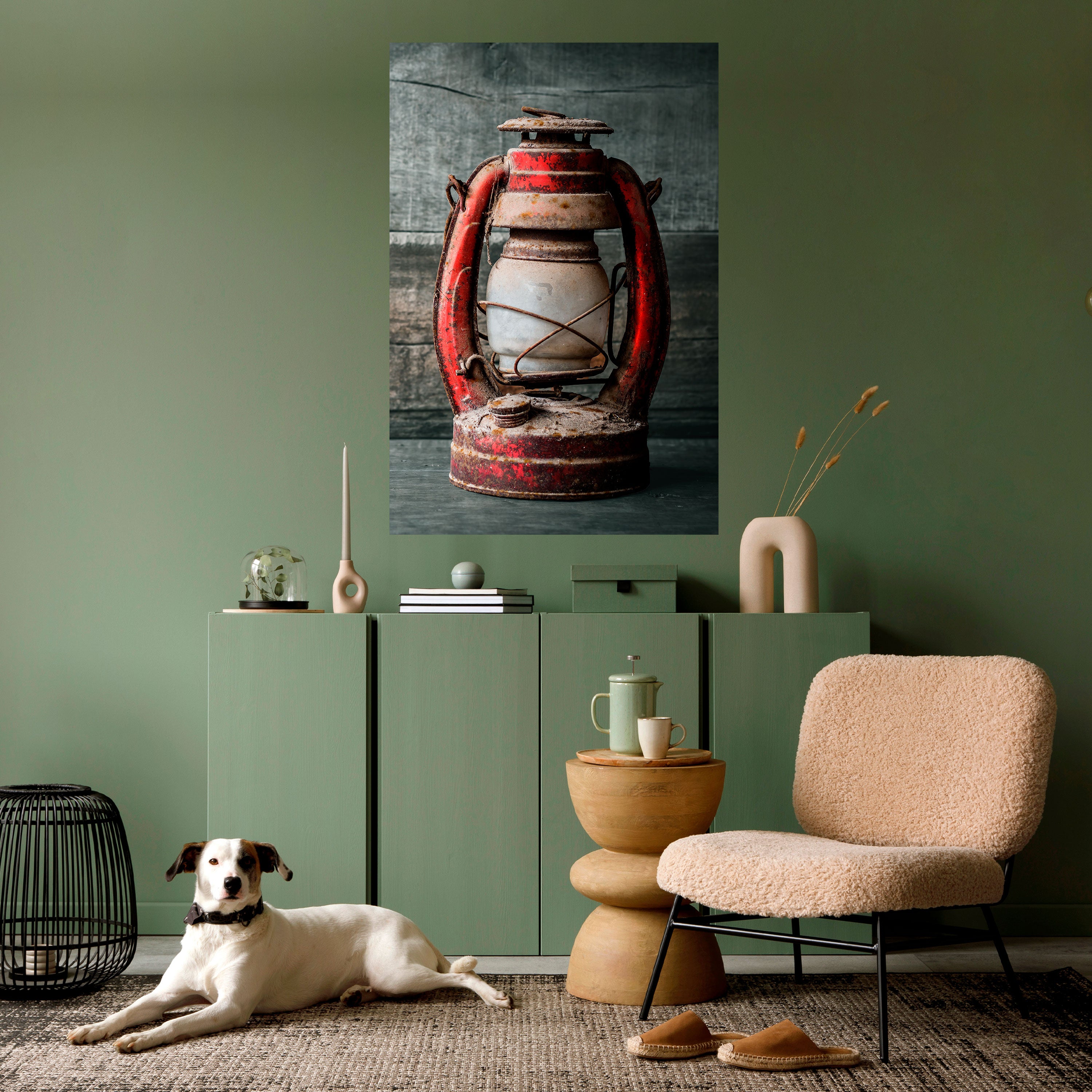LANTERN OF MEMORIES Peel and Stick Vertical Poster