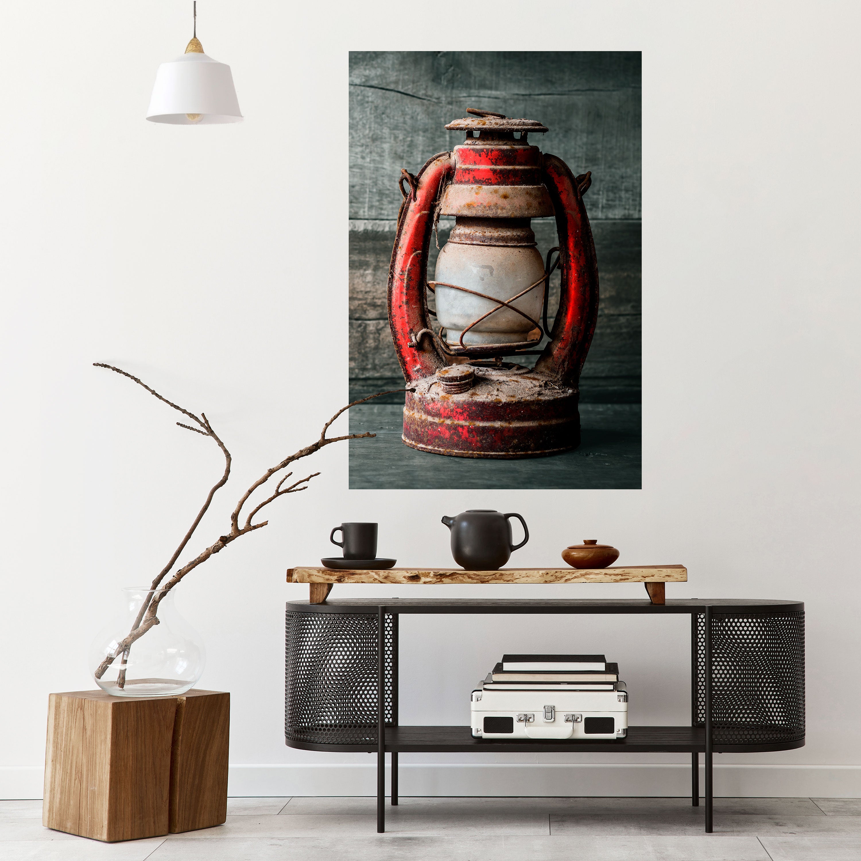 LANTERN OF MEMORIES Peel and Stick Vertical Poster
