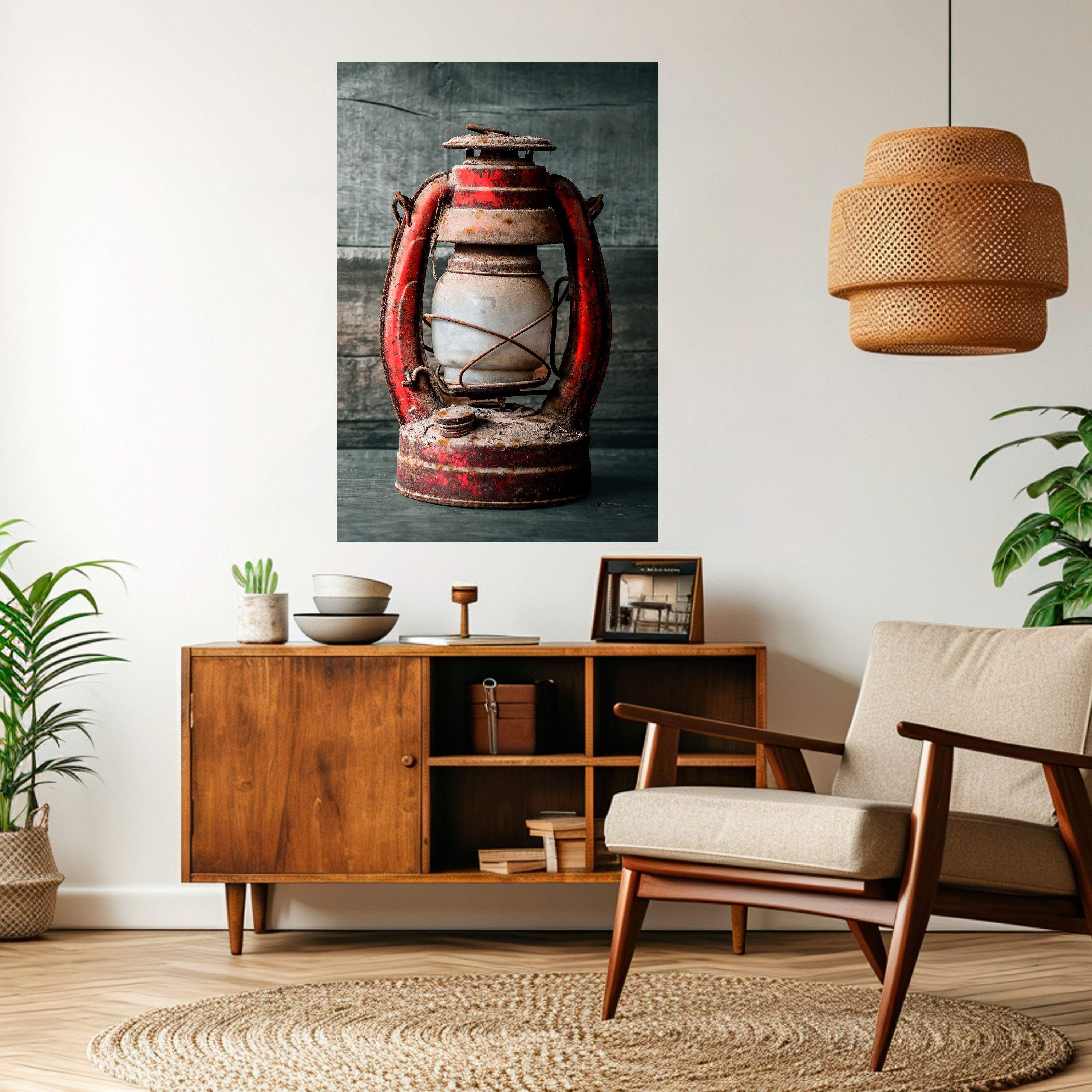 LANTERN OF MEMORIES Peel and Stick Vertical Poster