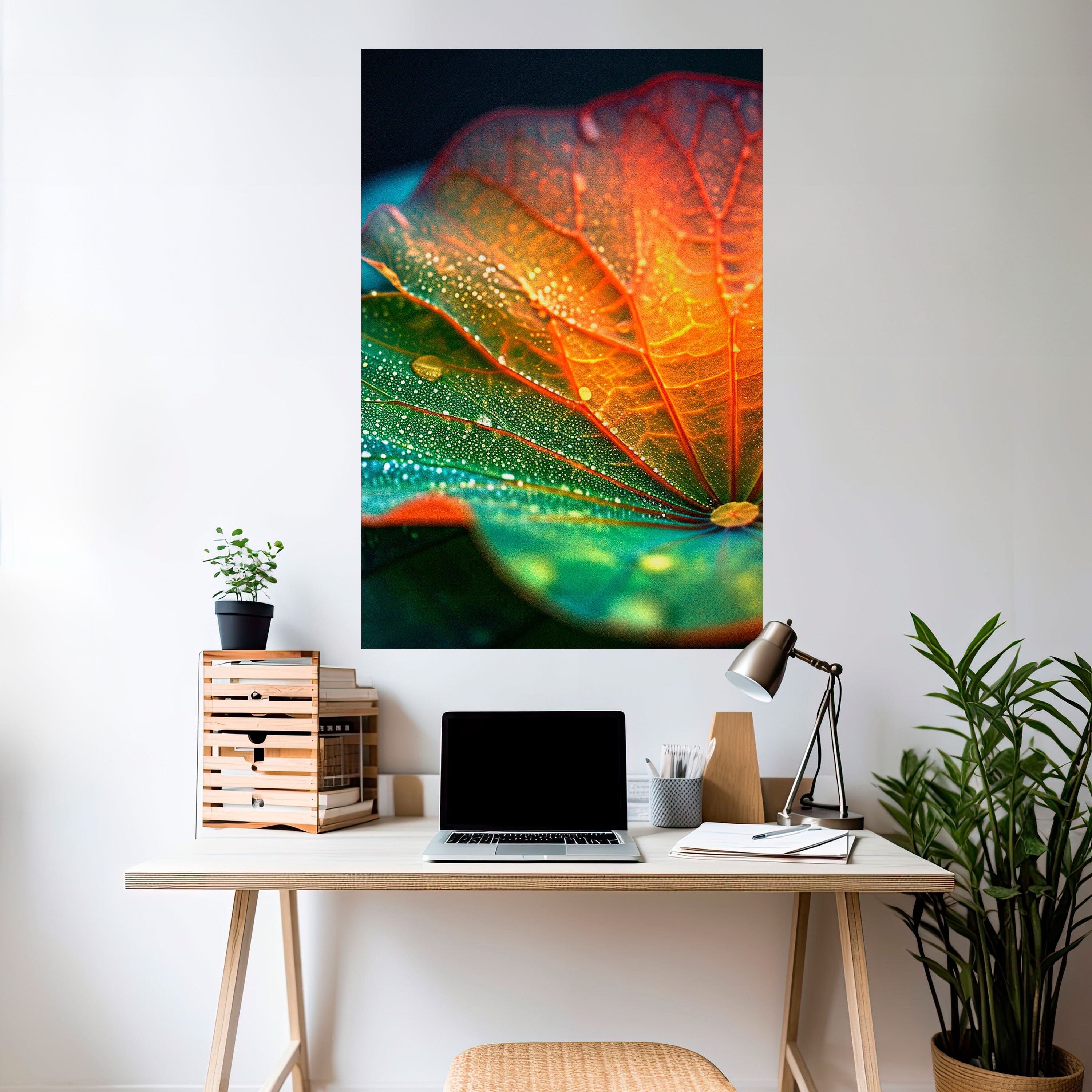 ECHOES OF RAIN Peel and Stick Vertical Poster
