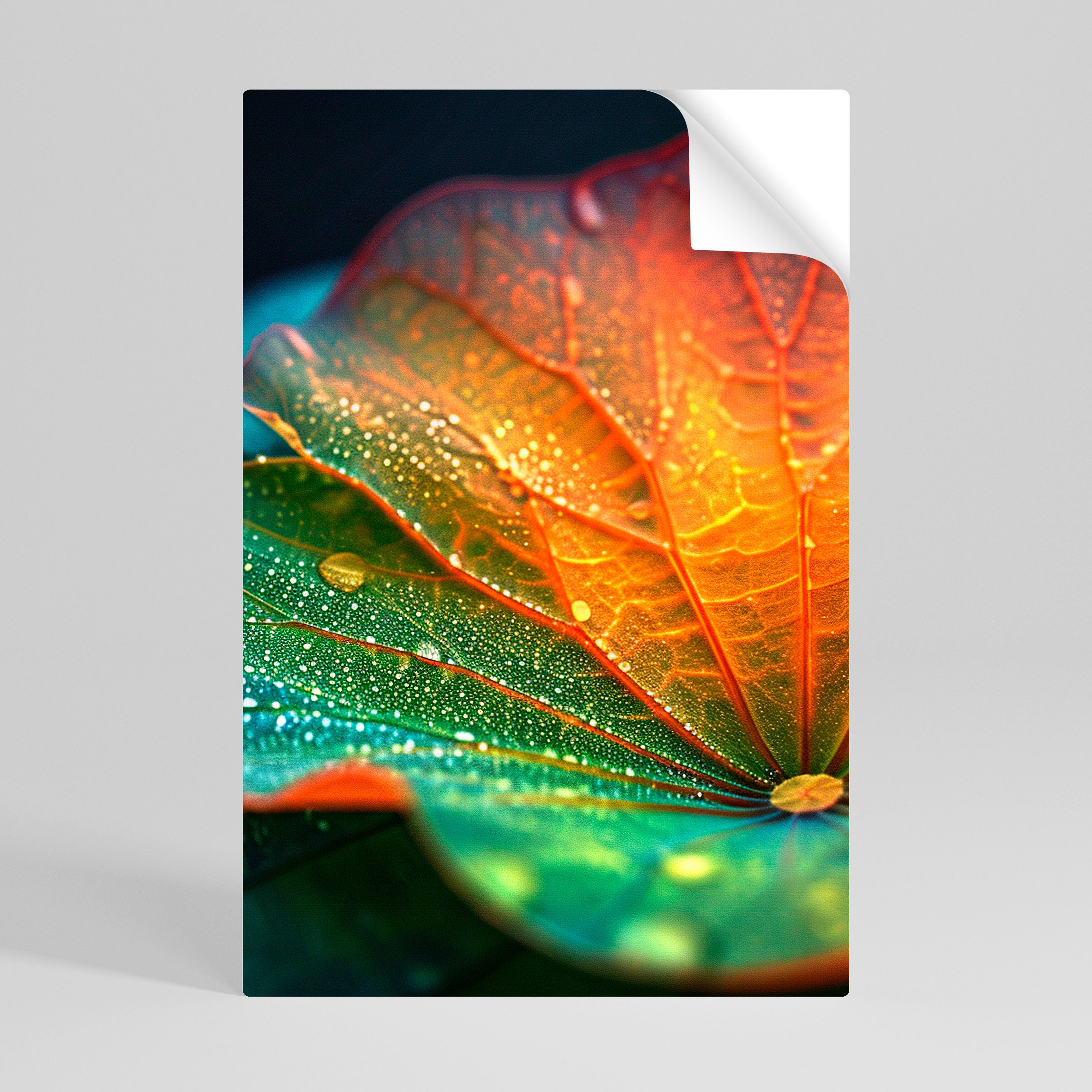 ECHOES OF RAIN Peel and Stick Vertical Poster