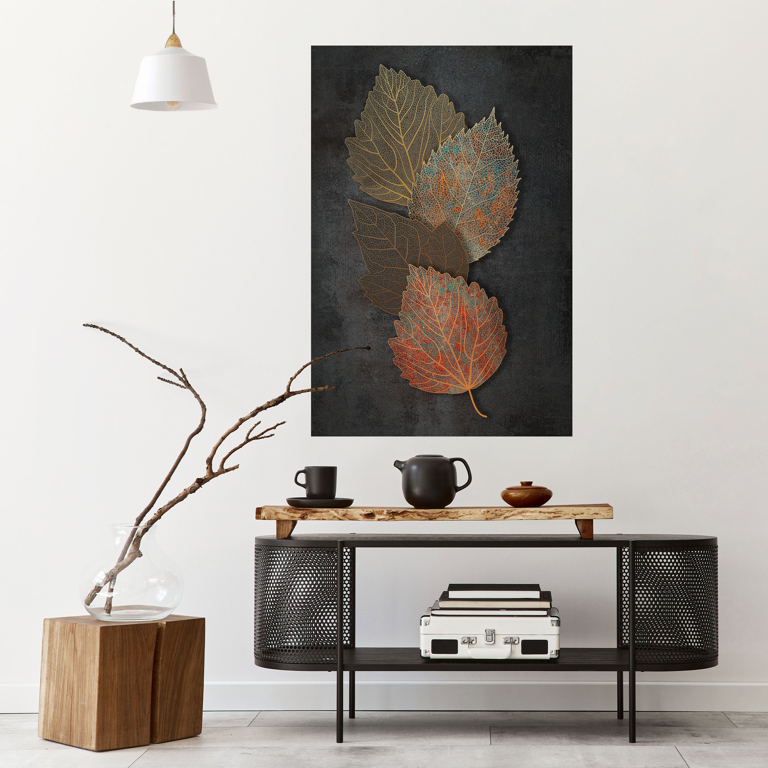 FOLIAGE IN FOCUS Peel and Stick Vertical Poster