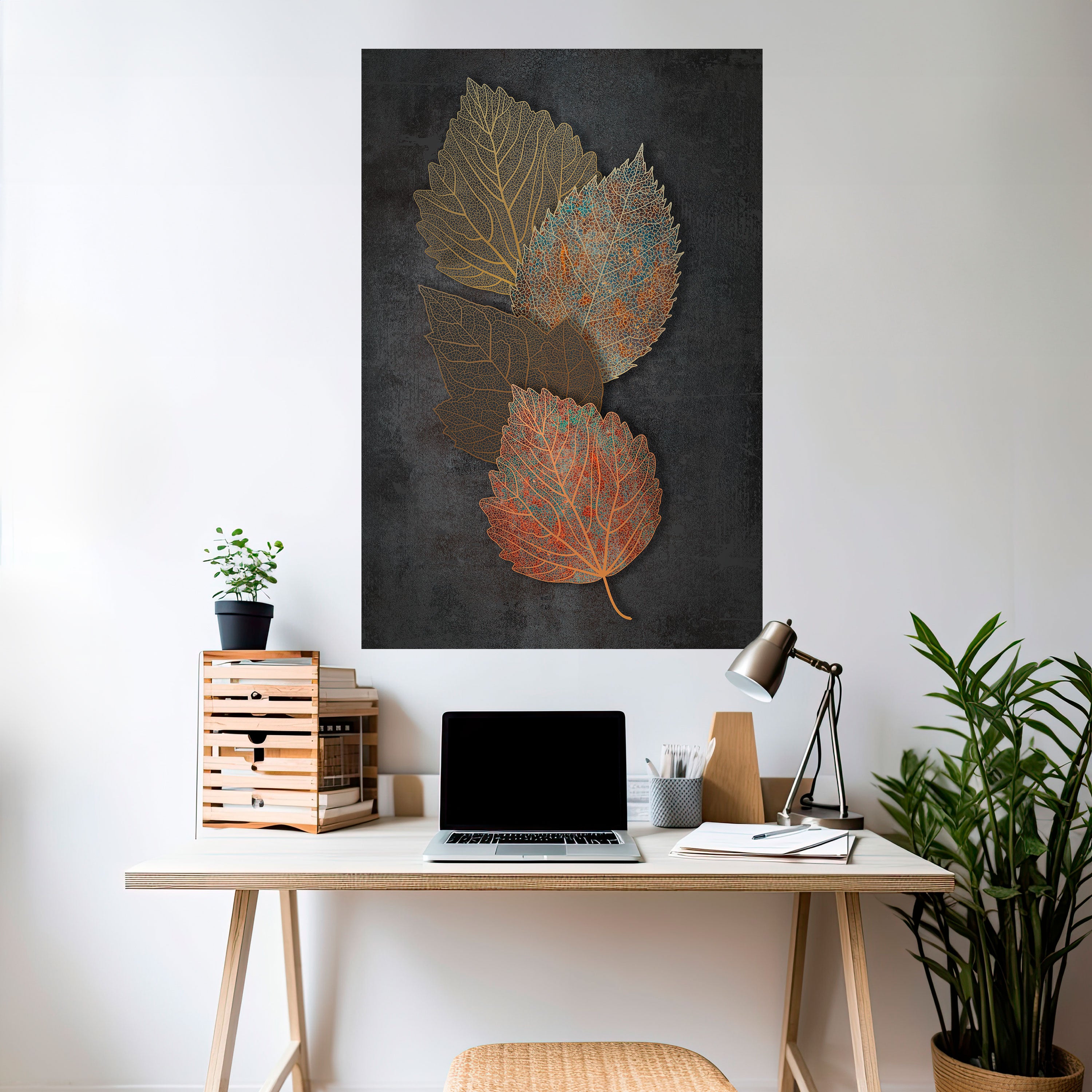 FOLIAGE IN FOCUS Peel and Stick Vertical Poster