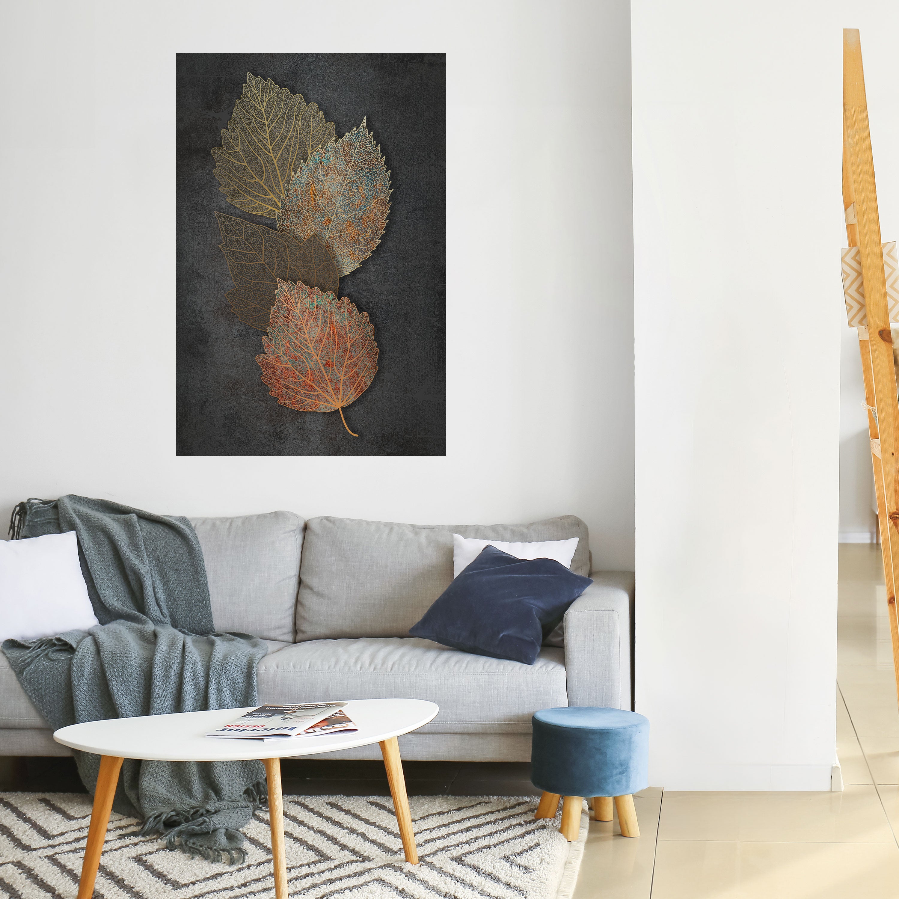 FOLIAGE IN FOCUS Peel and Stick Vertical Poster