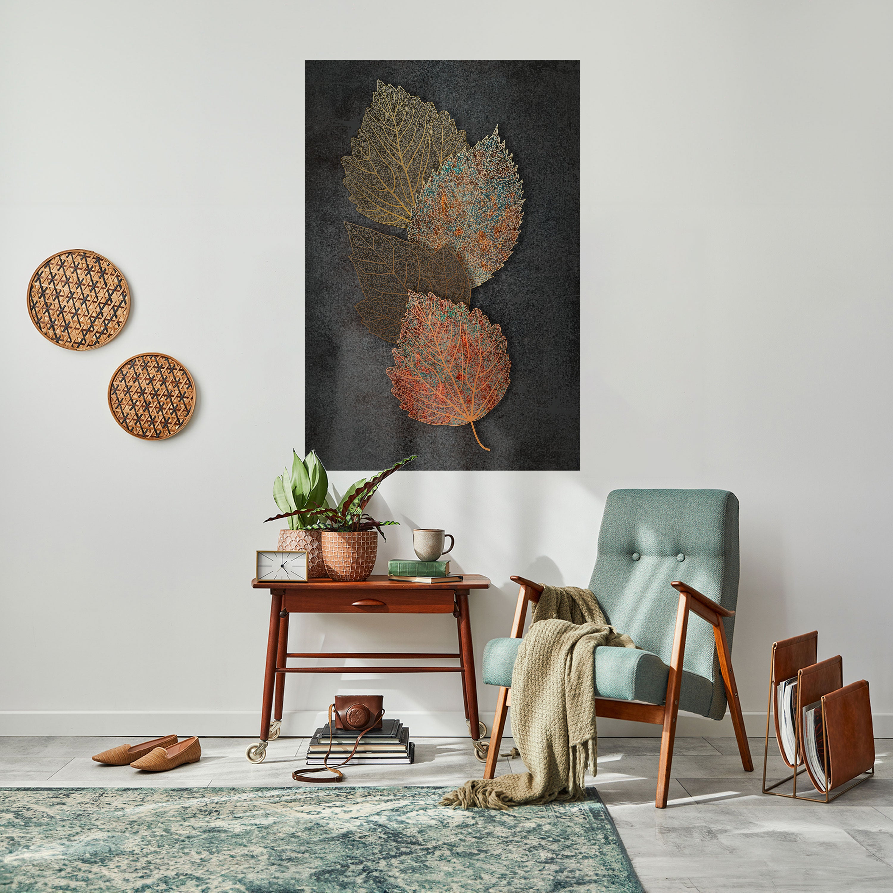 FOLIAGE IN FOCUS Peel and Stick Vertical Poster