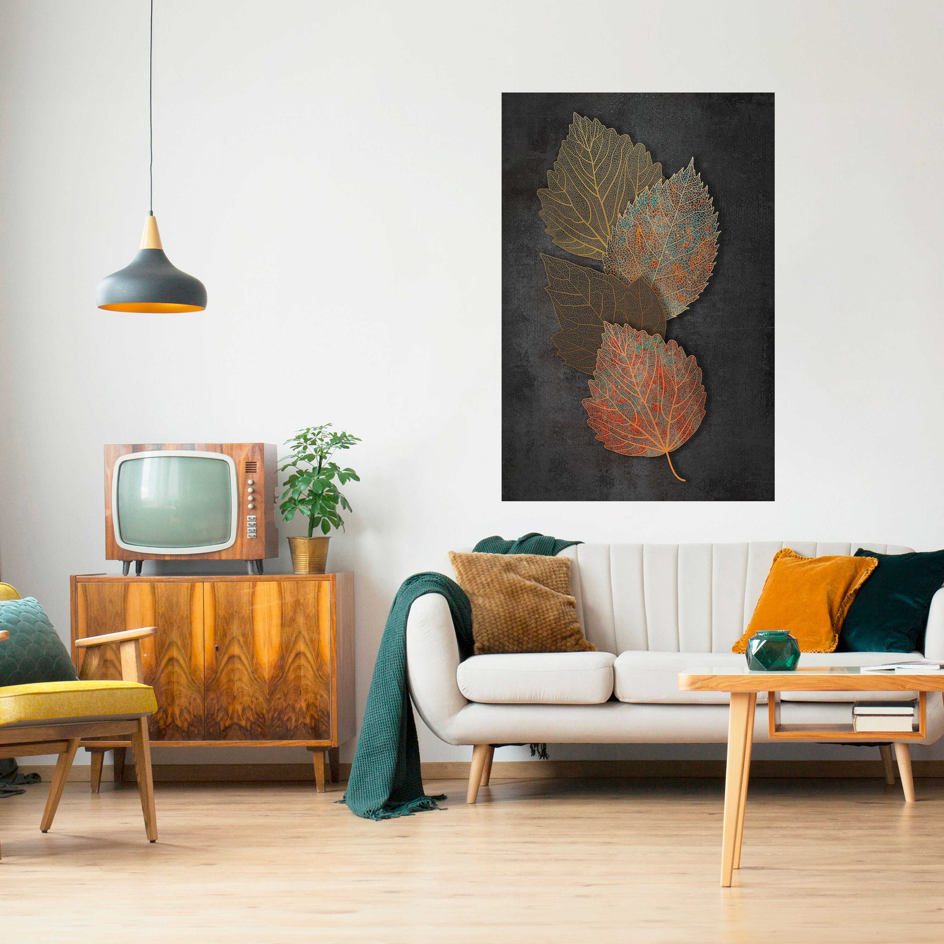 FOLIAGE IN FOCUS Peel and Stick Vertical Poster