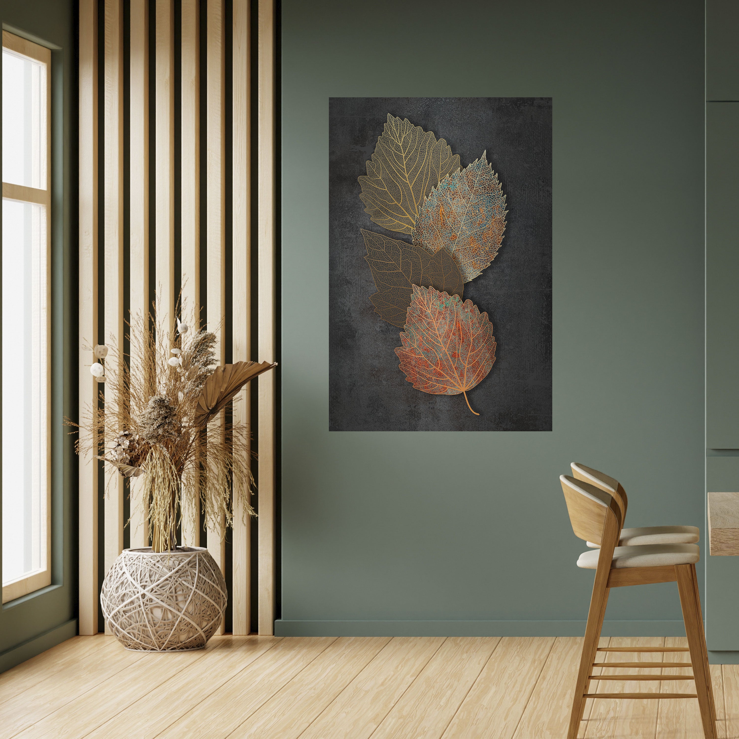 FOLIAGE IN FOCUS Peel and Stick Vertical Poster