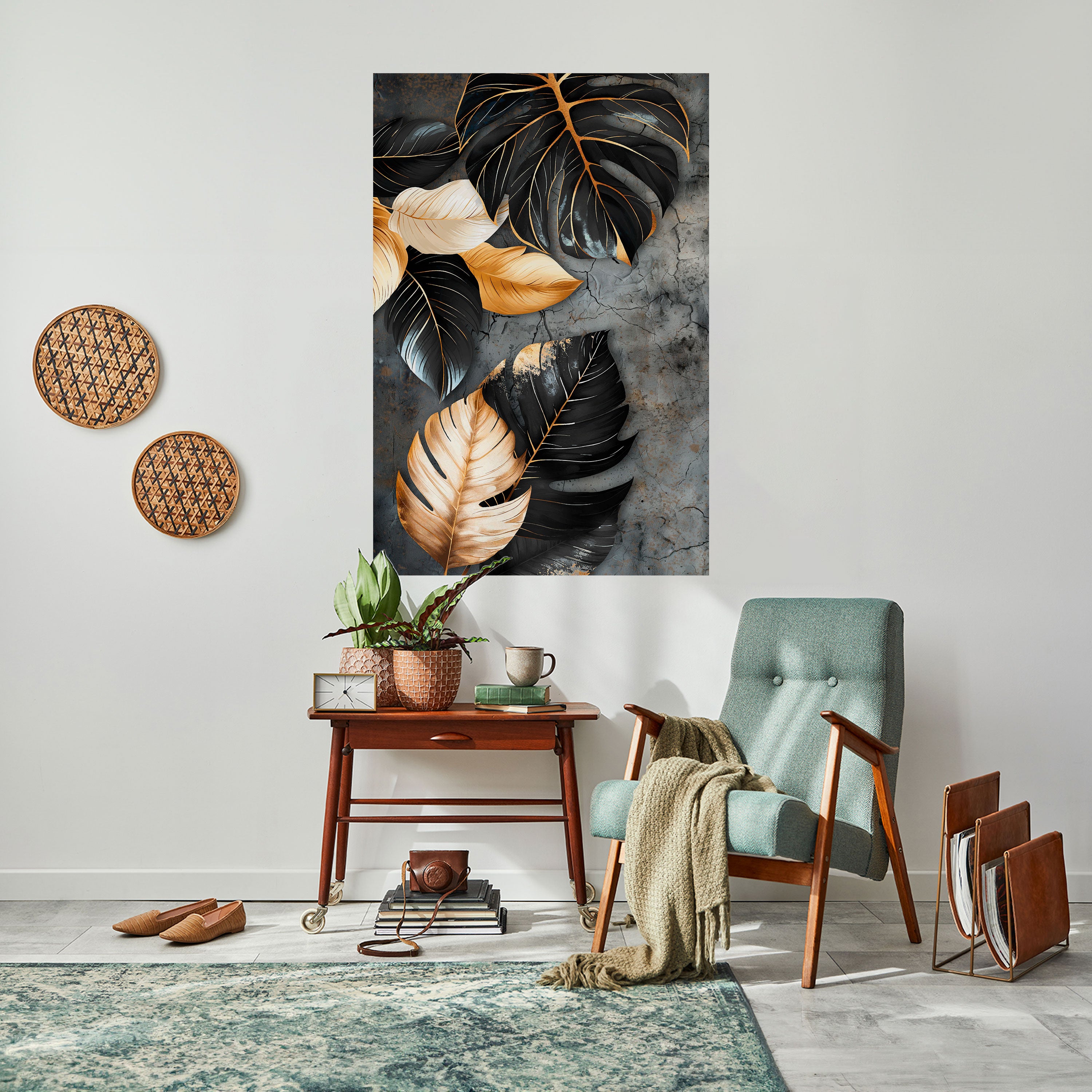 NATURE'S DARK EMBRACE Peel and Stick Vertical Poster