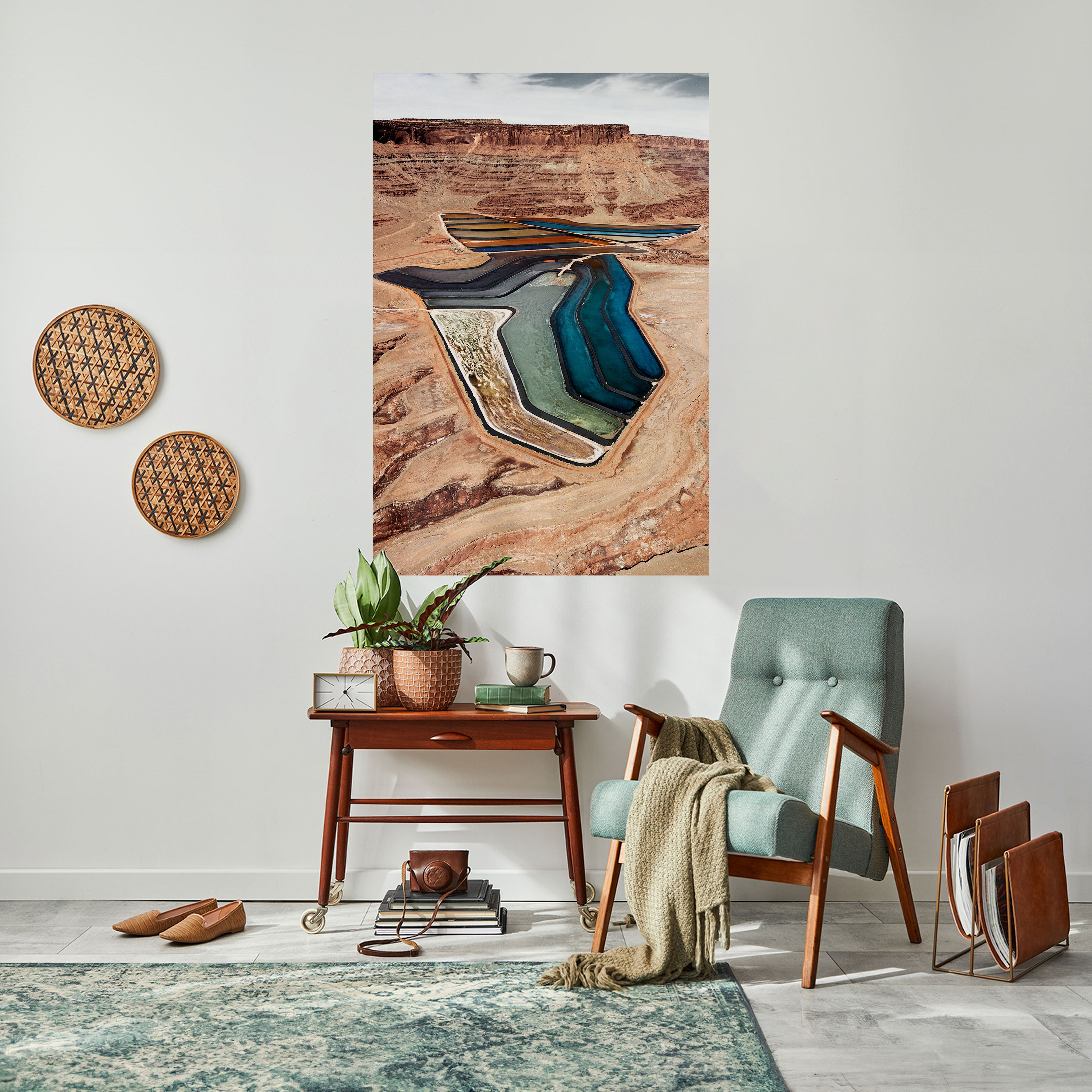 HARMONY IN LAYERS Peel and Stick Vertical Poster