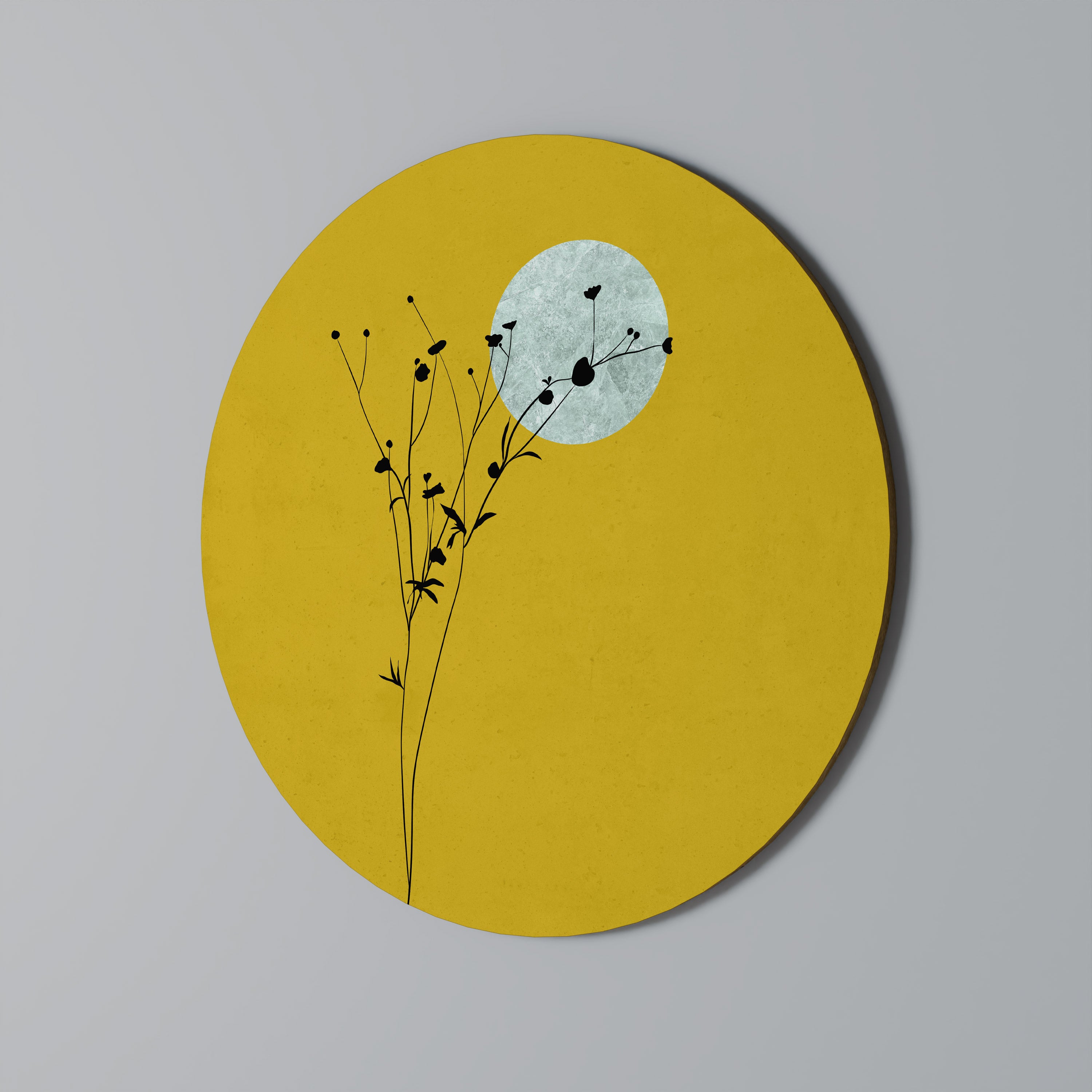 RISE IN THE LIGHT Round Wall Art