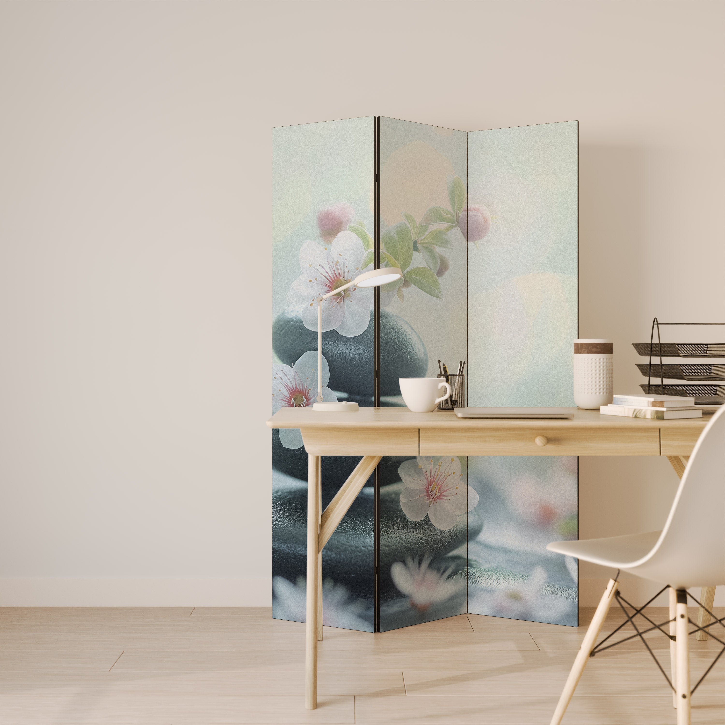 Biombo decorativo de 3 paneles MOMENTOS CONSCIENTES