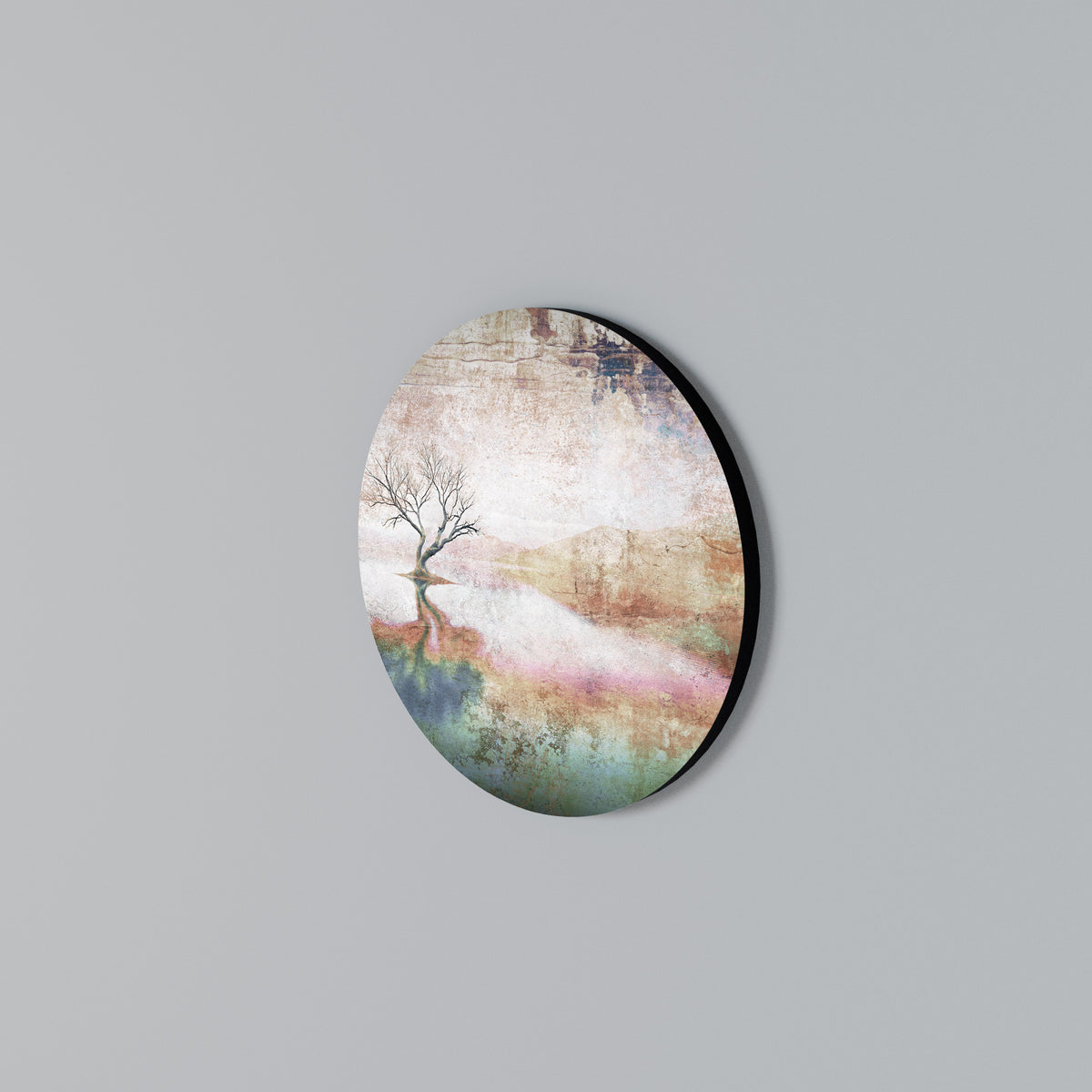 FADING MEMORIES Arte de pared redondo