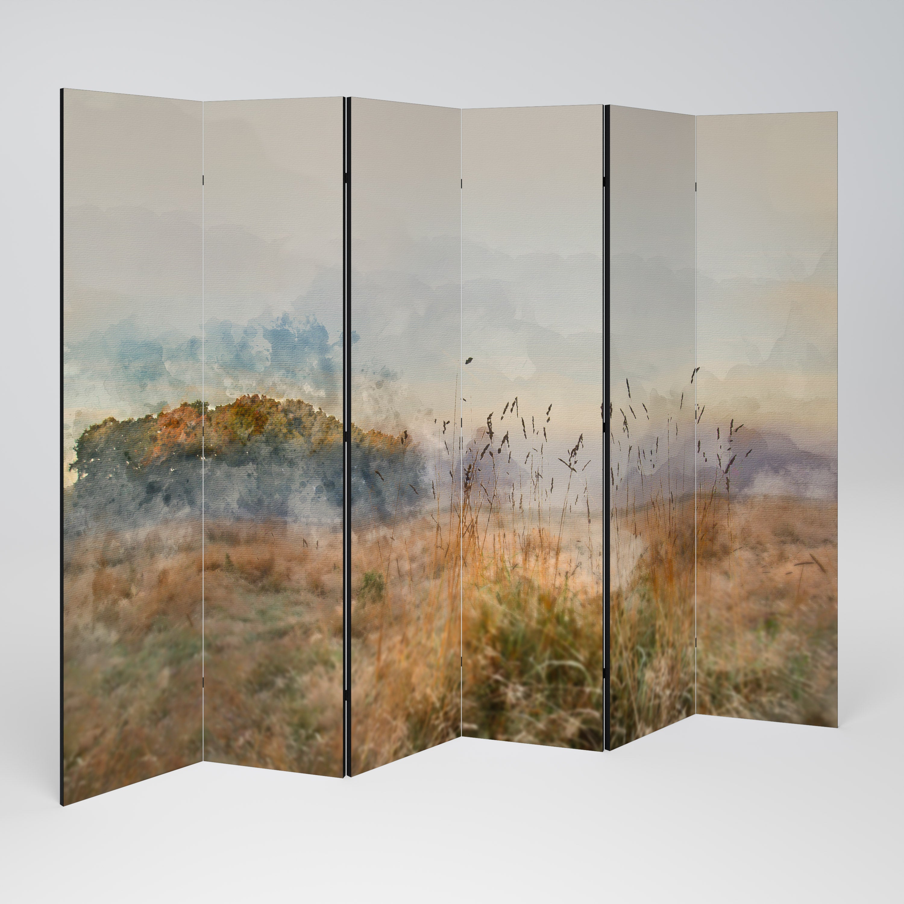 Biombo decorativo de 6 paneles TRISTEZA DE VERANO