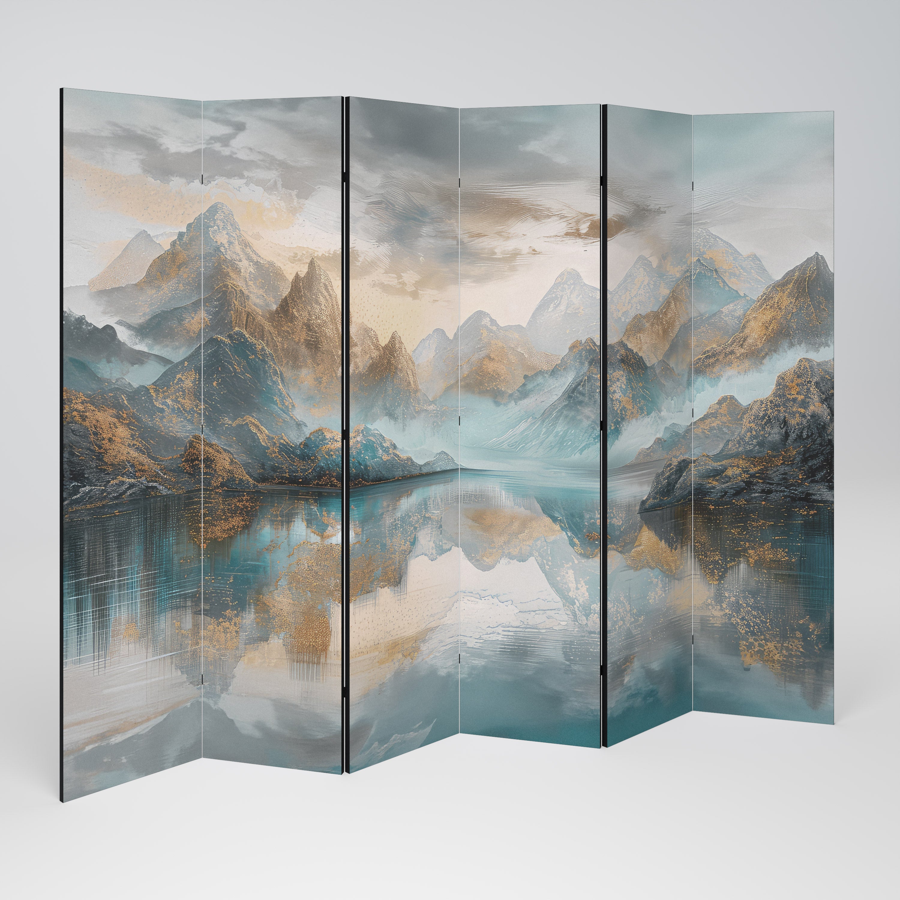 Biombo decorativo de 6 paneles AZURE SUMMITS