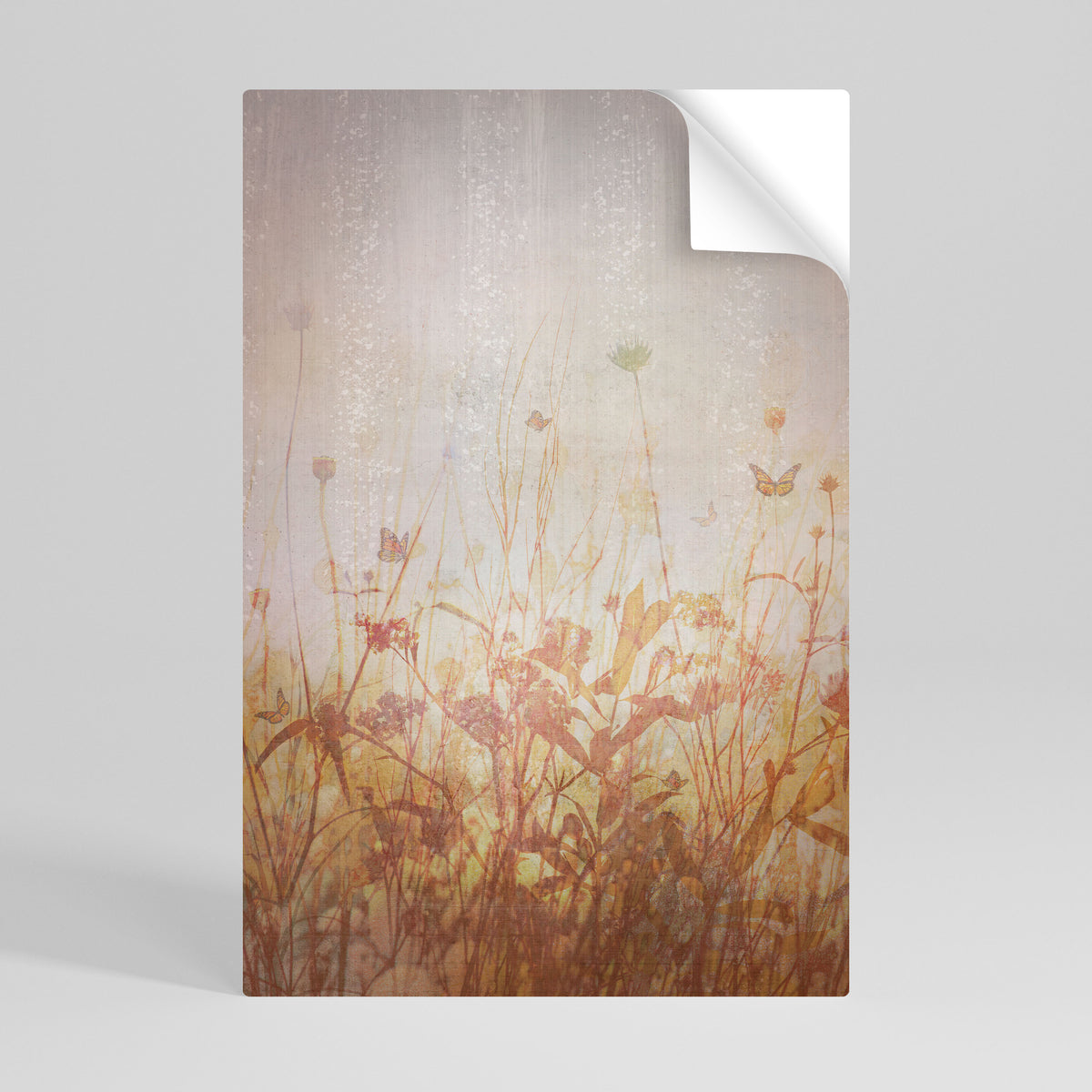 MEADOW BUTTERFLIES Póster adhesivo vertical