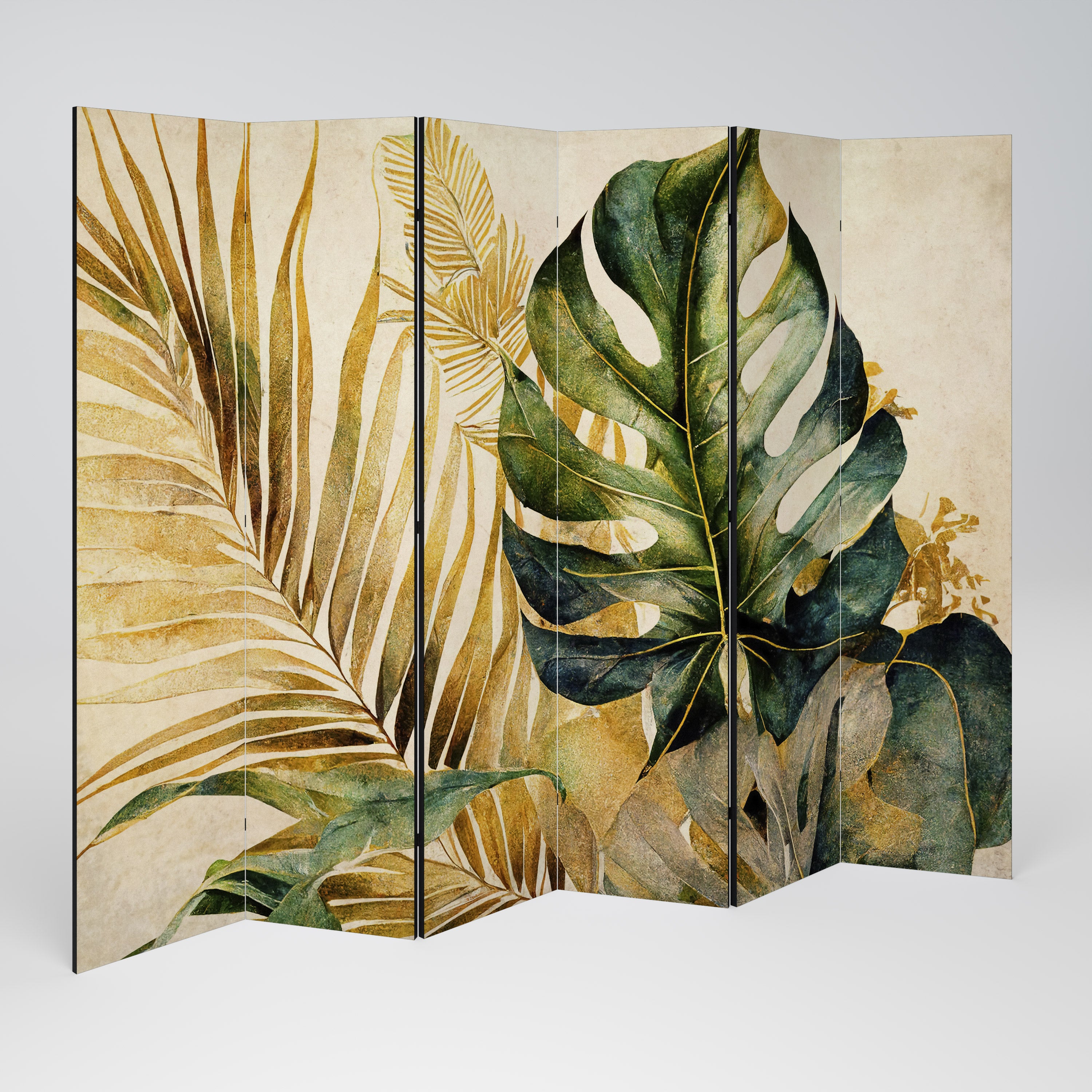 Biombo decorativo de 6 paneles NATURE'S LYRICS