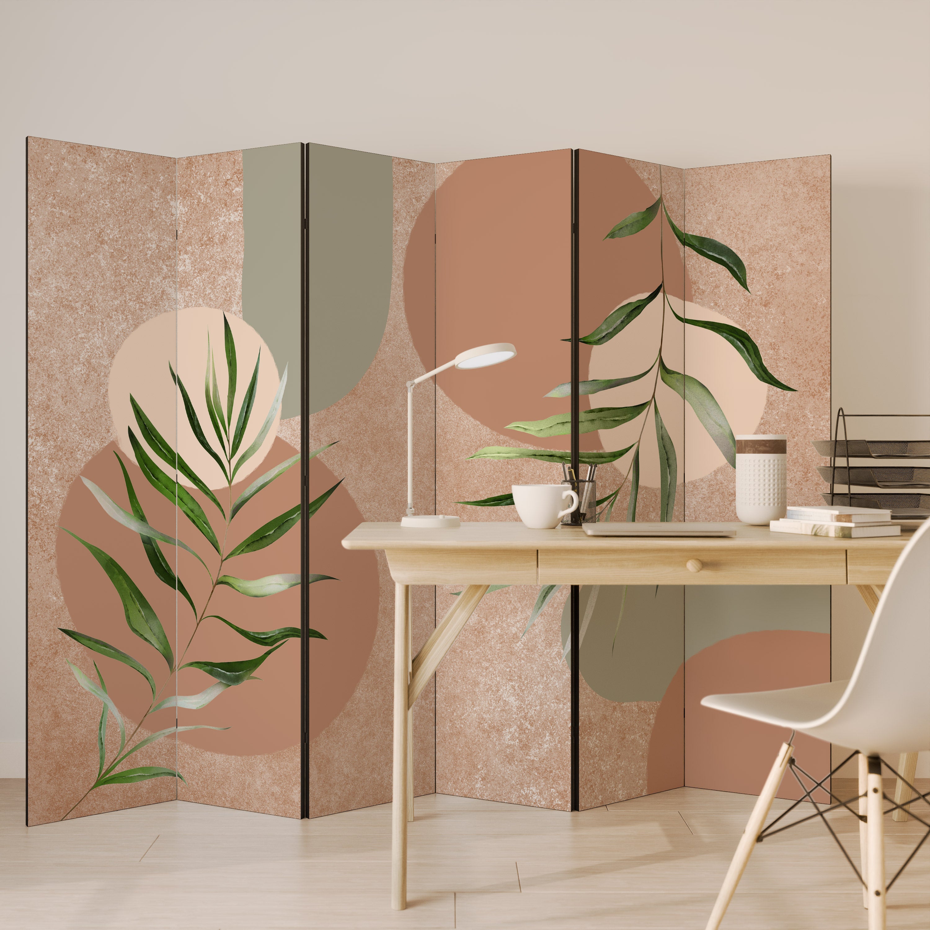 TAPIZ DE LA NATURALEZA SENSUAL Biombo decorativo de 6 paneles