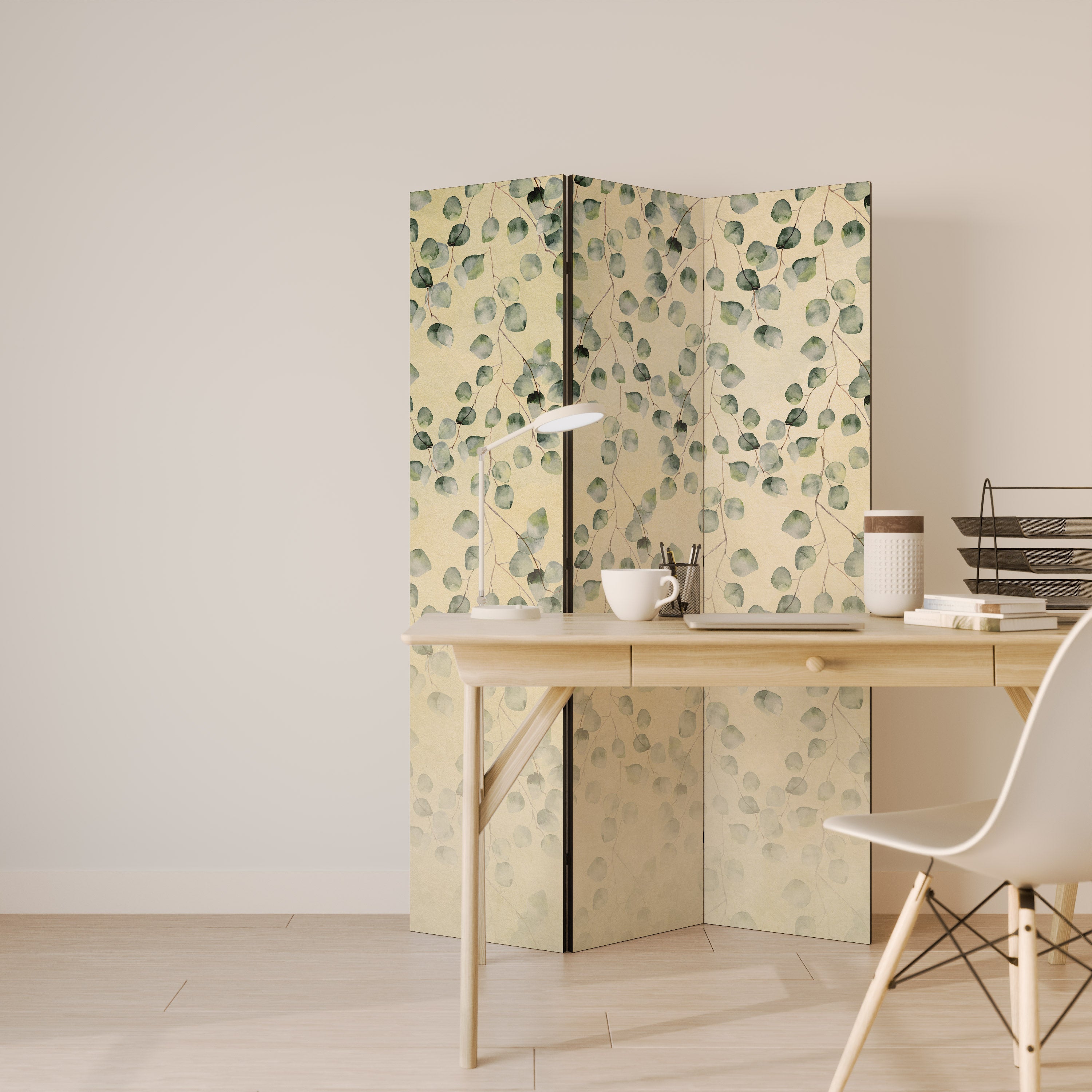 HIDDEN GARDEN TESSERACT Decorative 3-Panel Room Divider