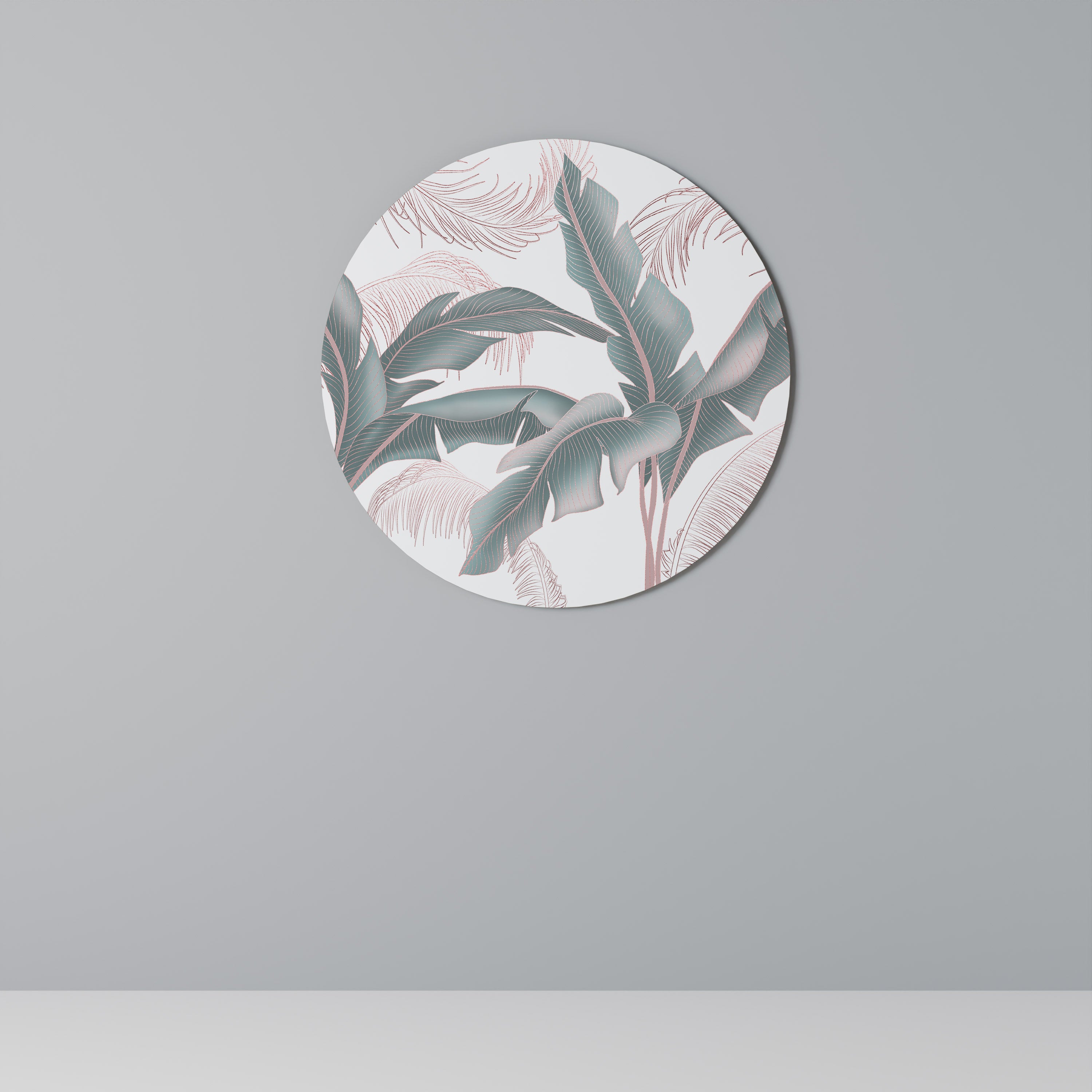 DELICATE BLISS Round Wall Art