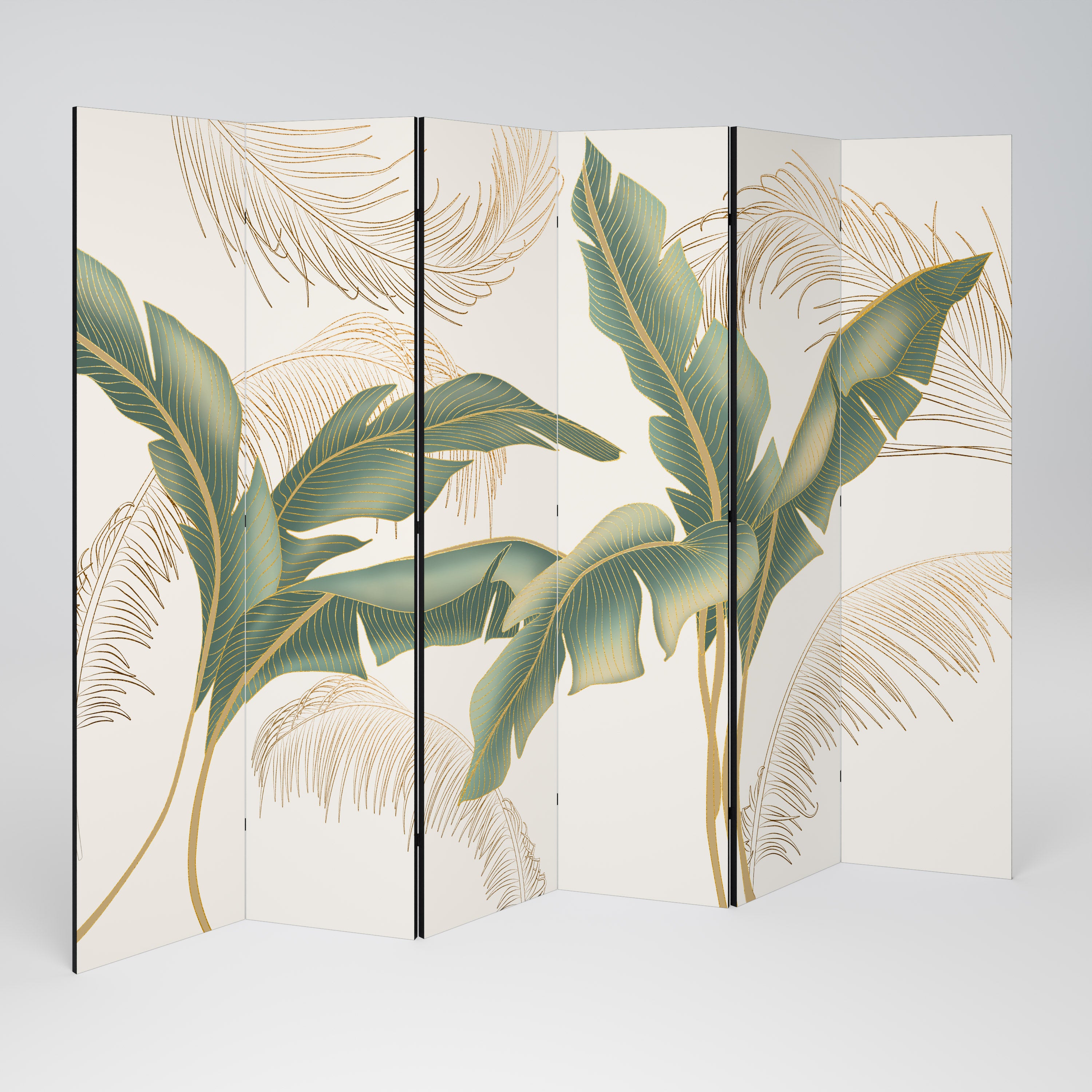 Biombo decorativo de 6 paneles GENTLE HARMONY