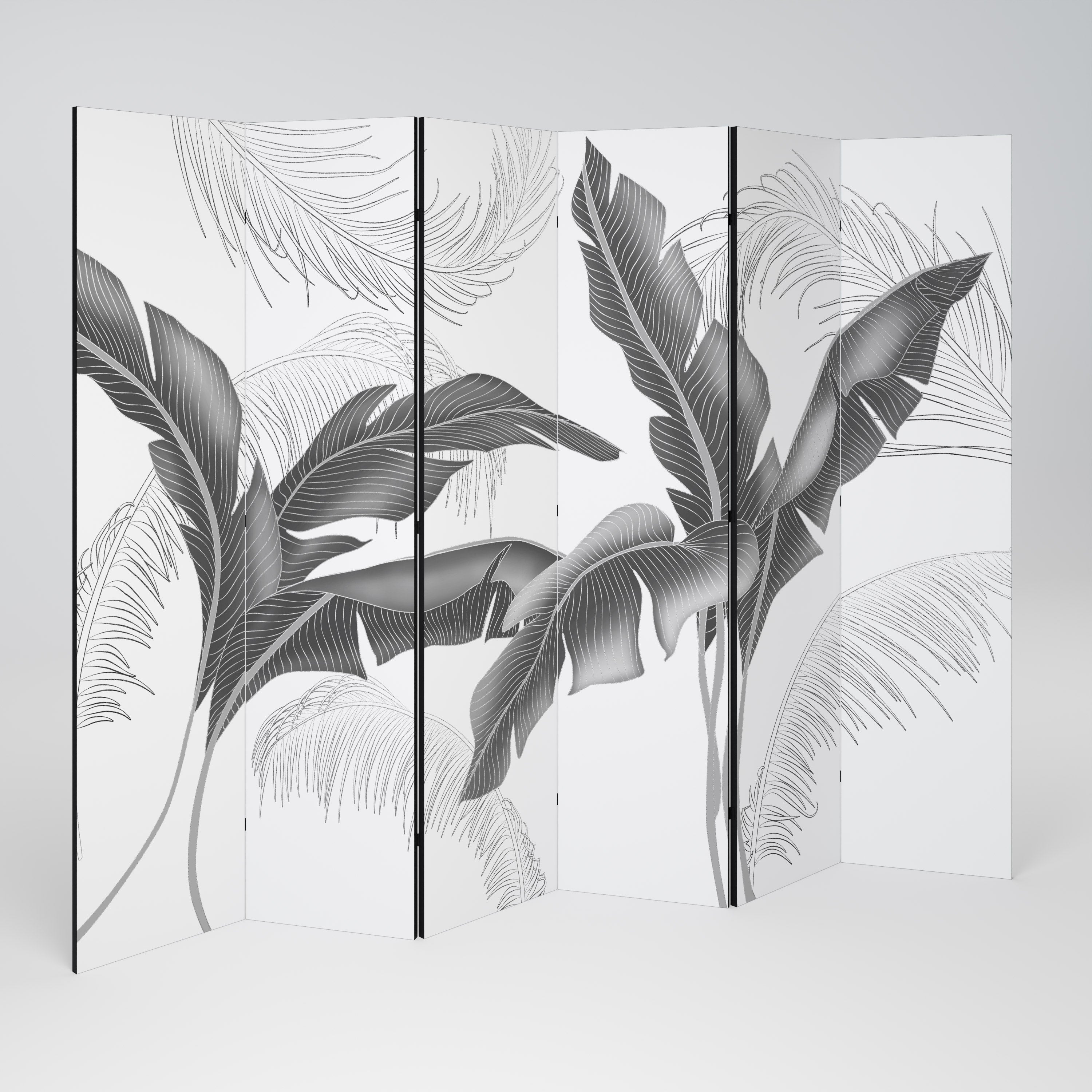 Biombo decorativo de 6 paneles CALM ALLURE