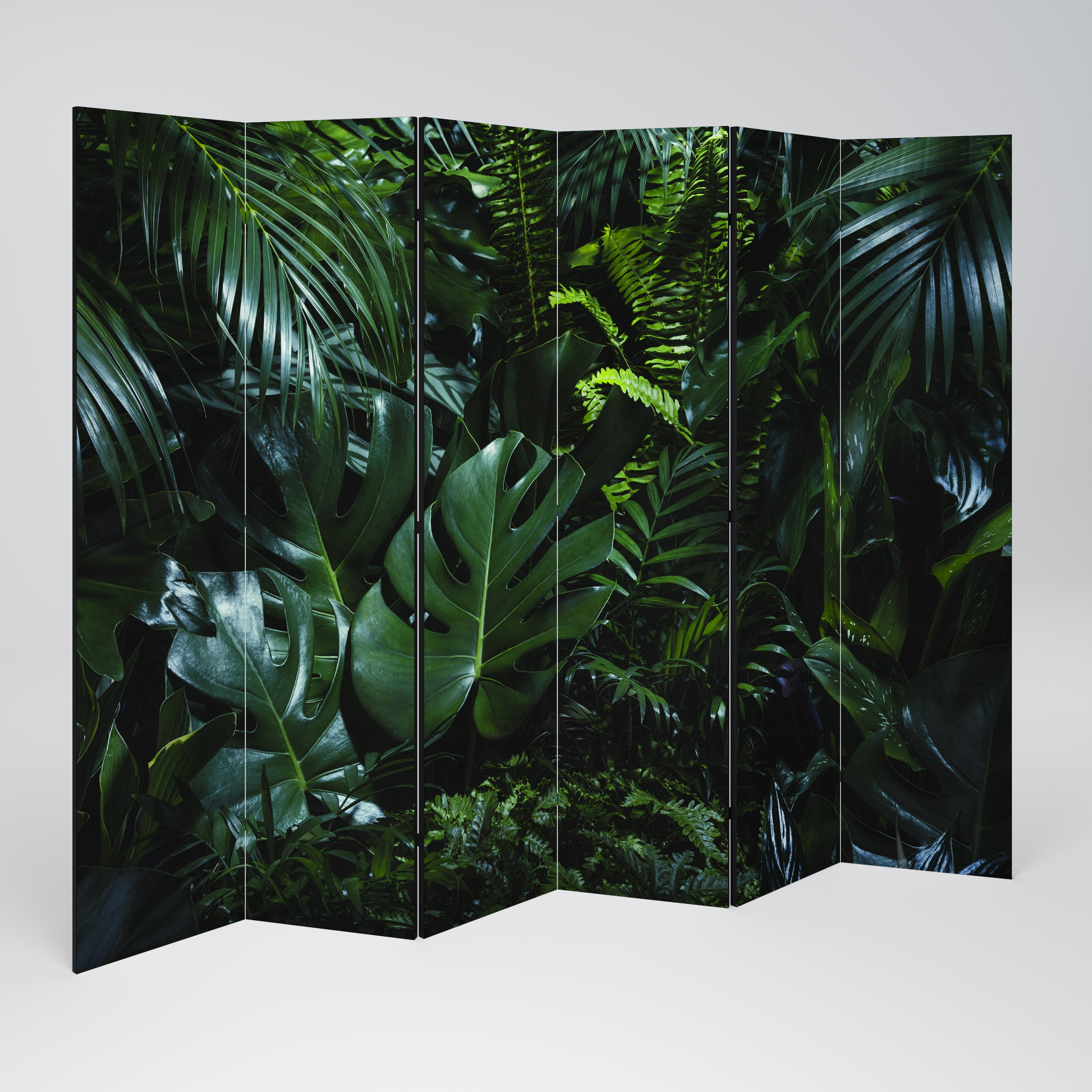 Biombo decorativo de 6 paneles NATURE'S CLANDESTINE REVERIE