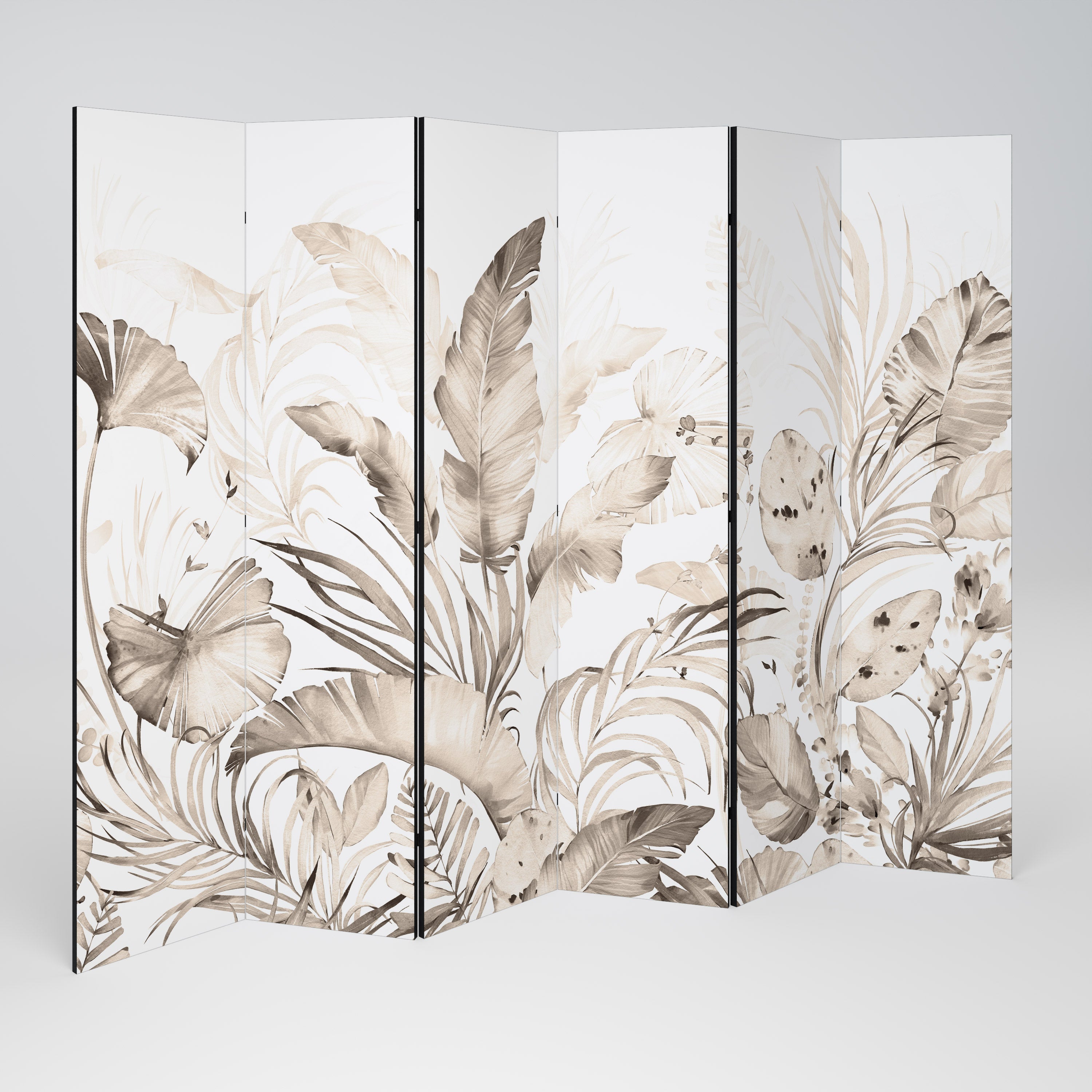 Biombo decorativo de 6 paneles WILD TENDERNESS