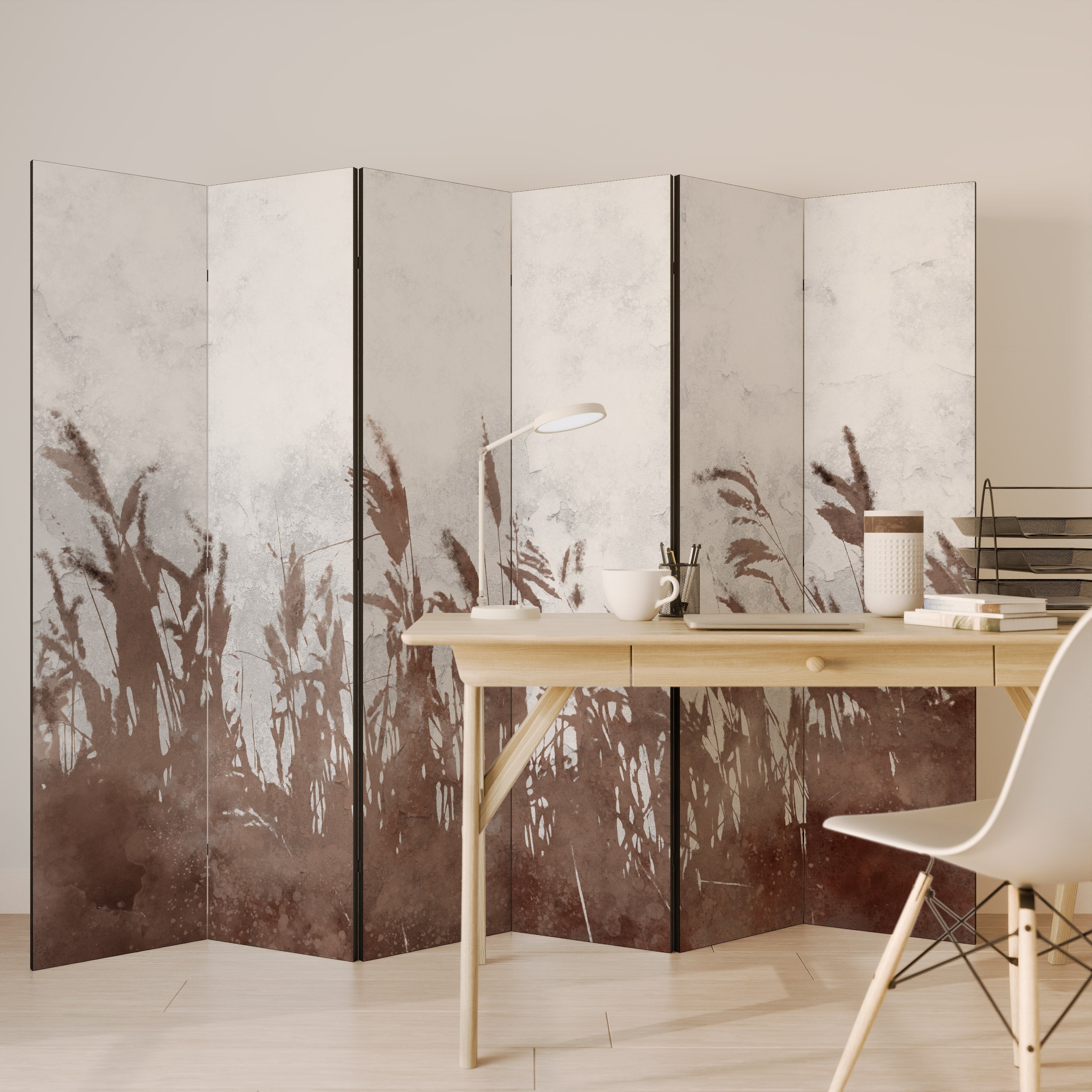 Biombo decorativo de 6 paneles FLAWLESS CAPTURE