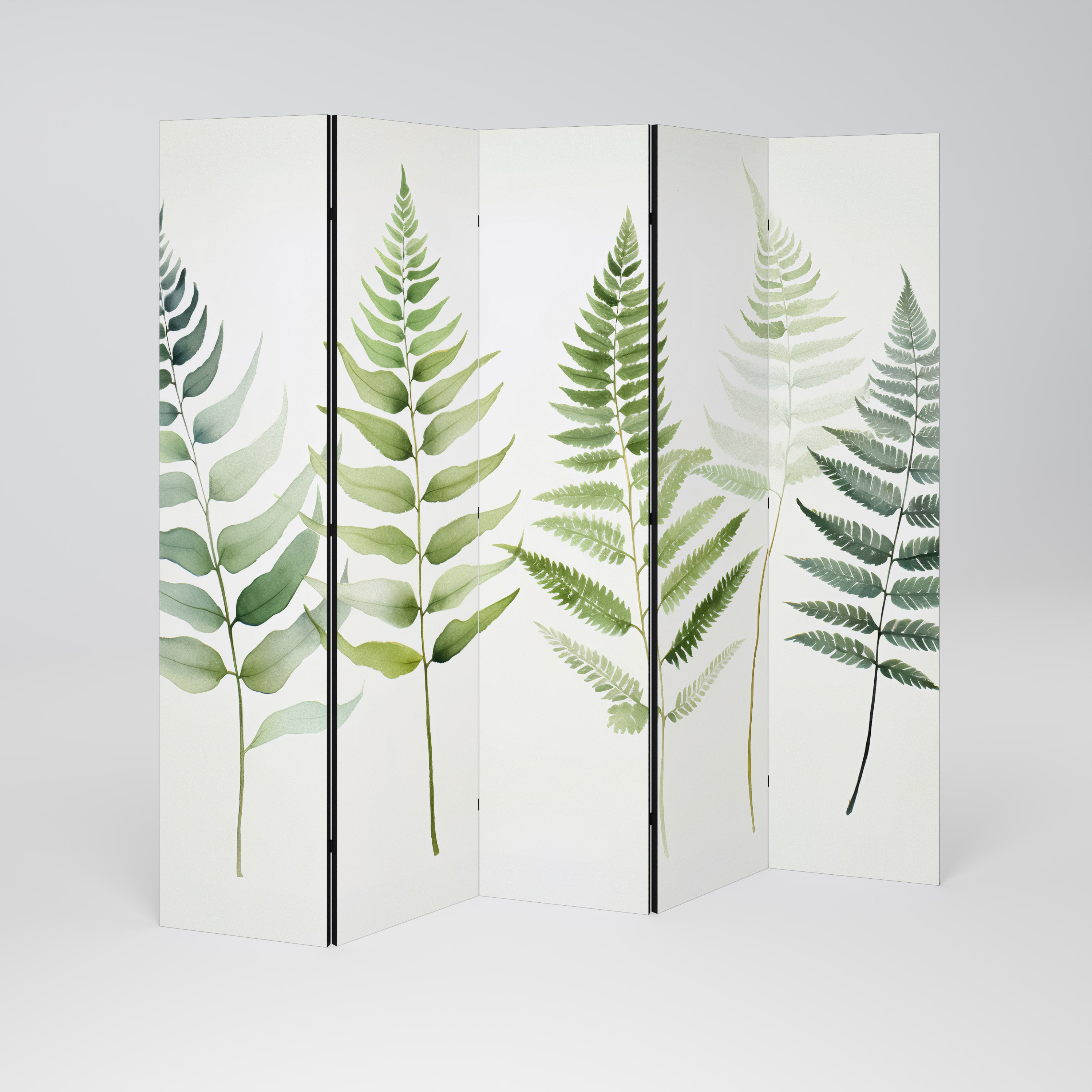 FERN MAJESTY Decorative 5-Panel Room Divider