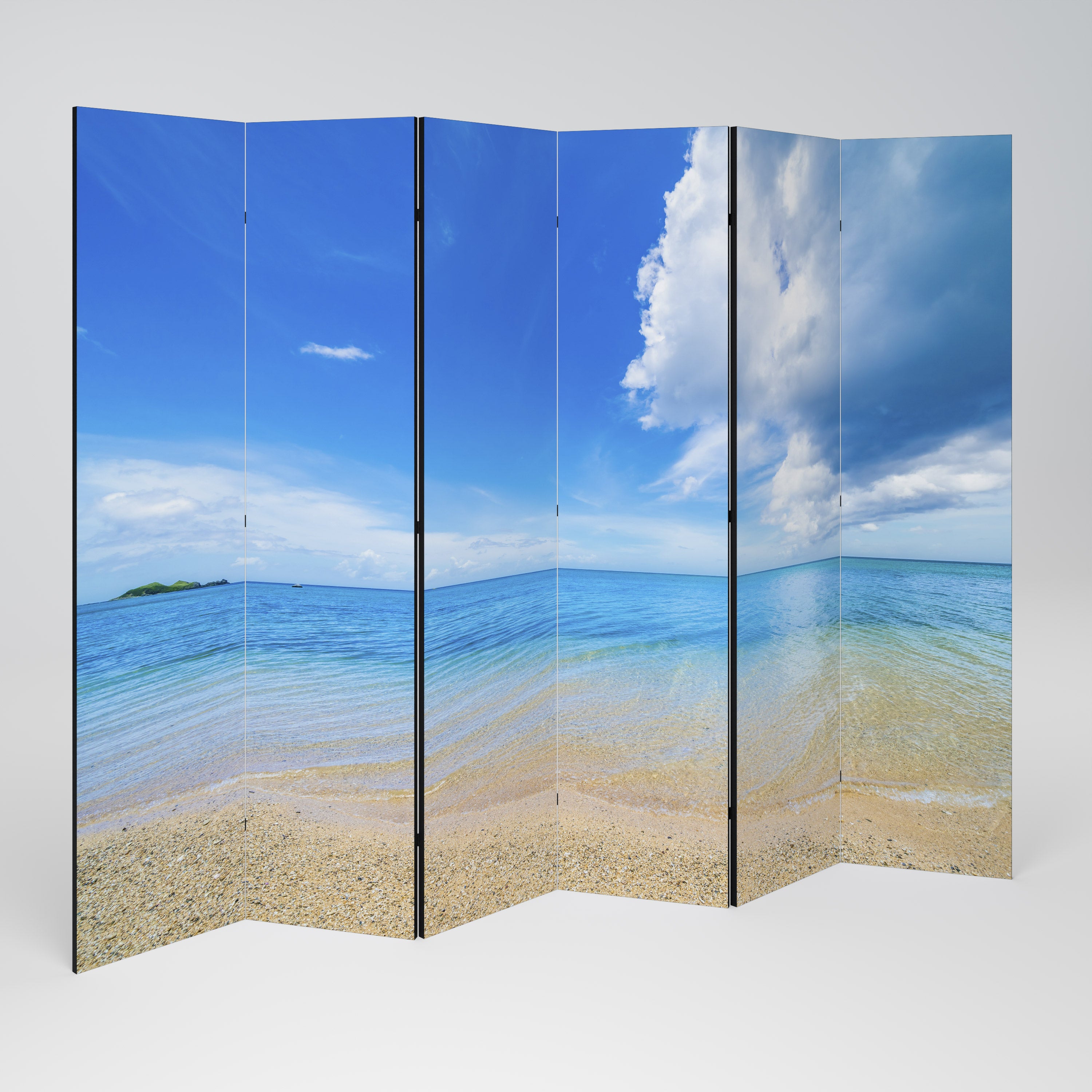 Biombo decorativo de 6 paneles TIDES OF TIME