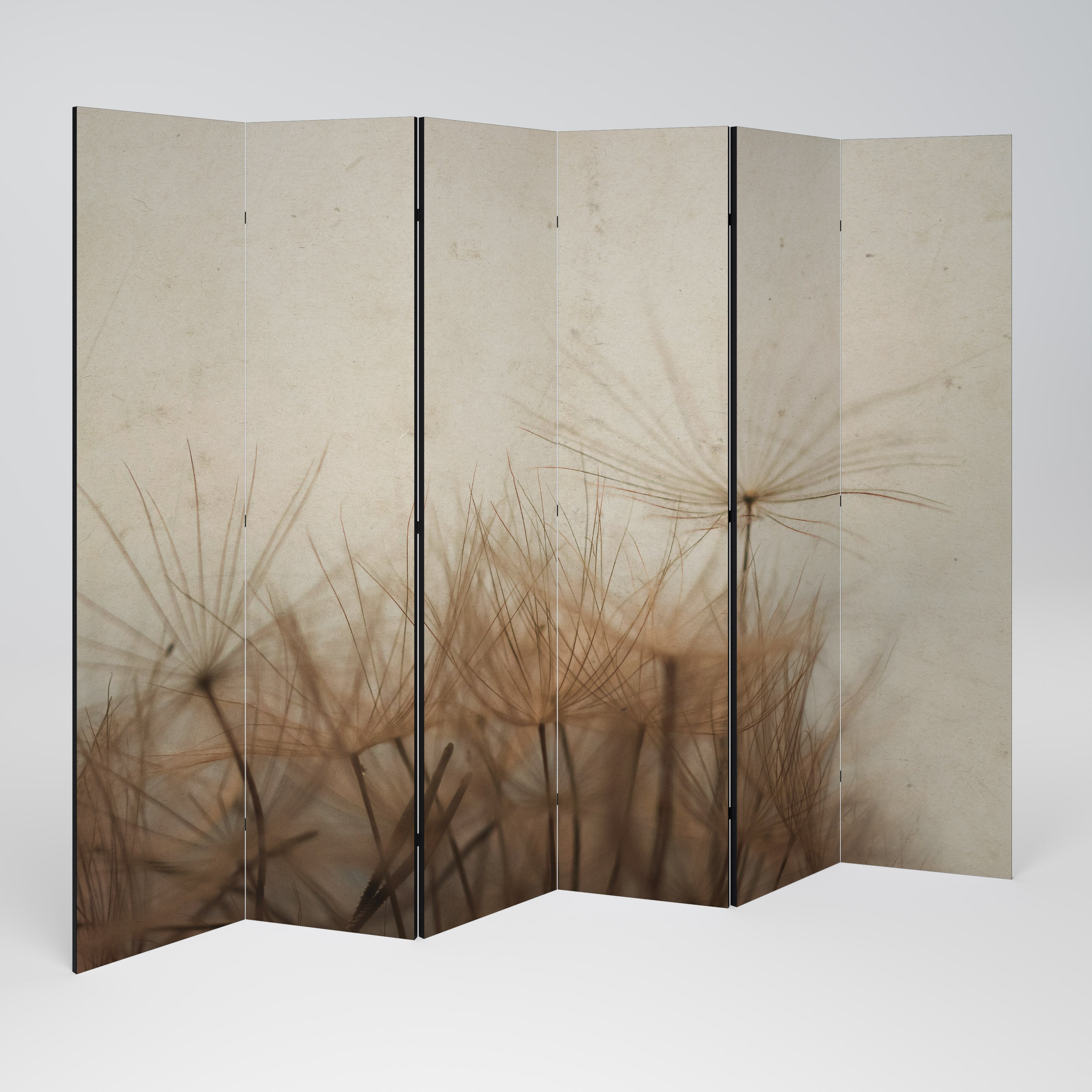 Biombo decorativo de 6 paneles EARTH BREATH