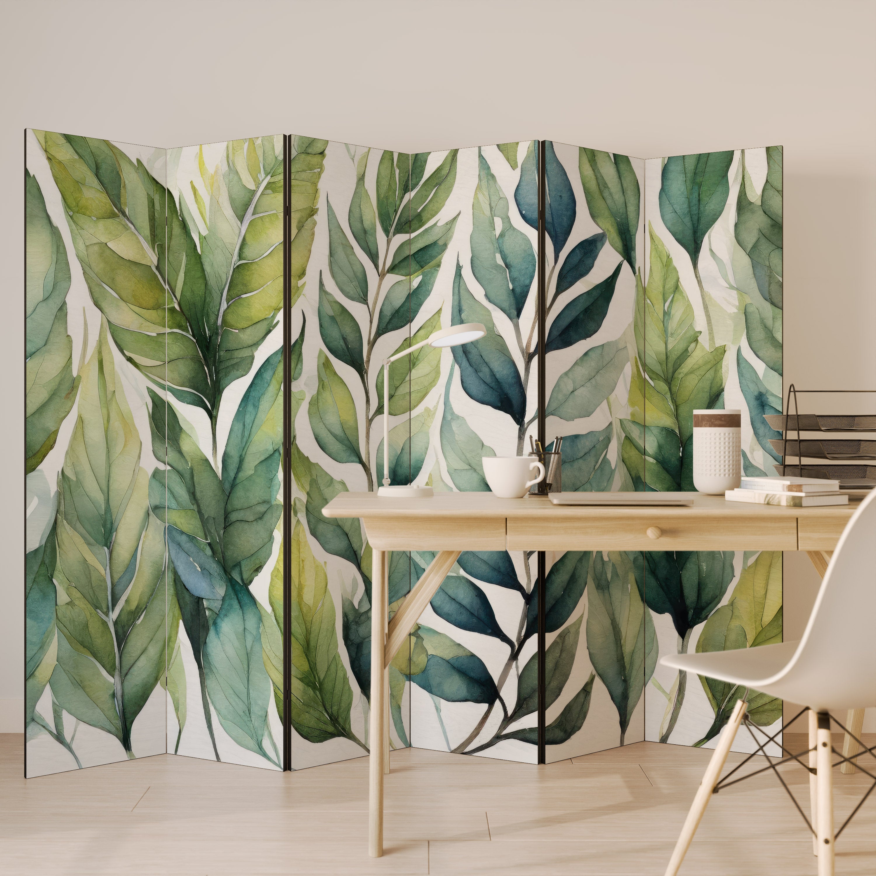 Biombo decorativo de 6 paneles VERDURE SCAPE