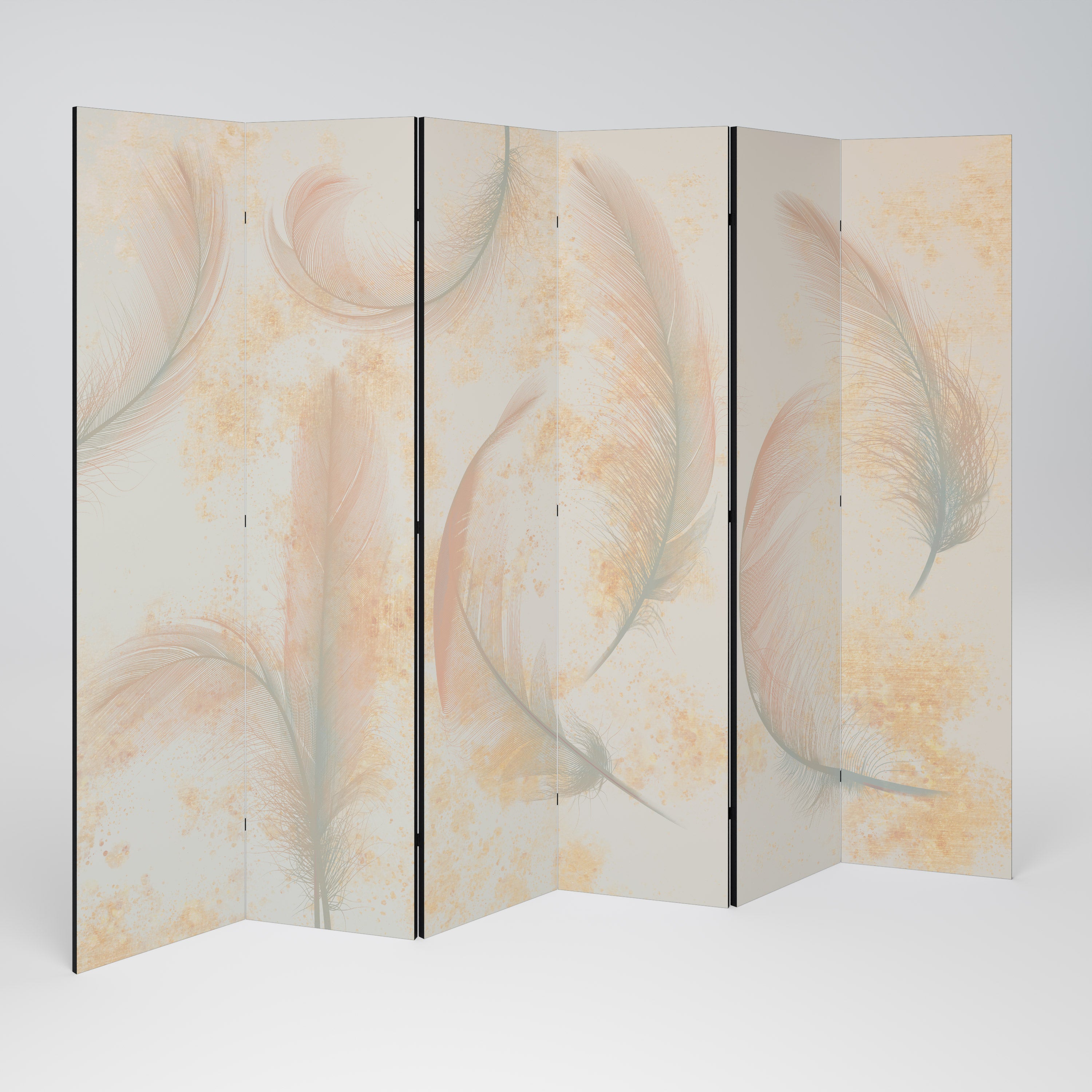 Biombo decorativo de 6 paneles AURA OF LIGHT