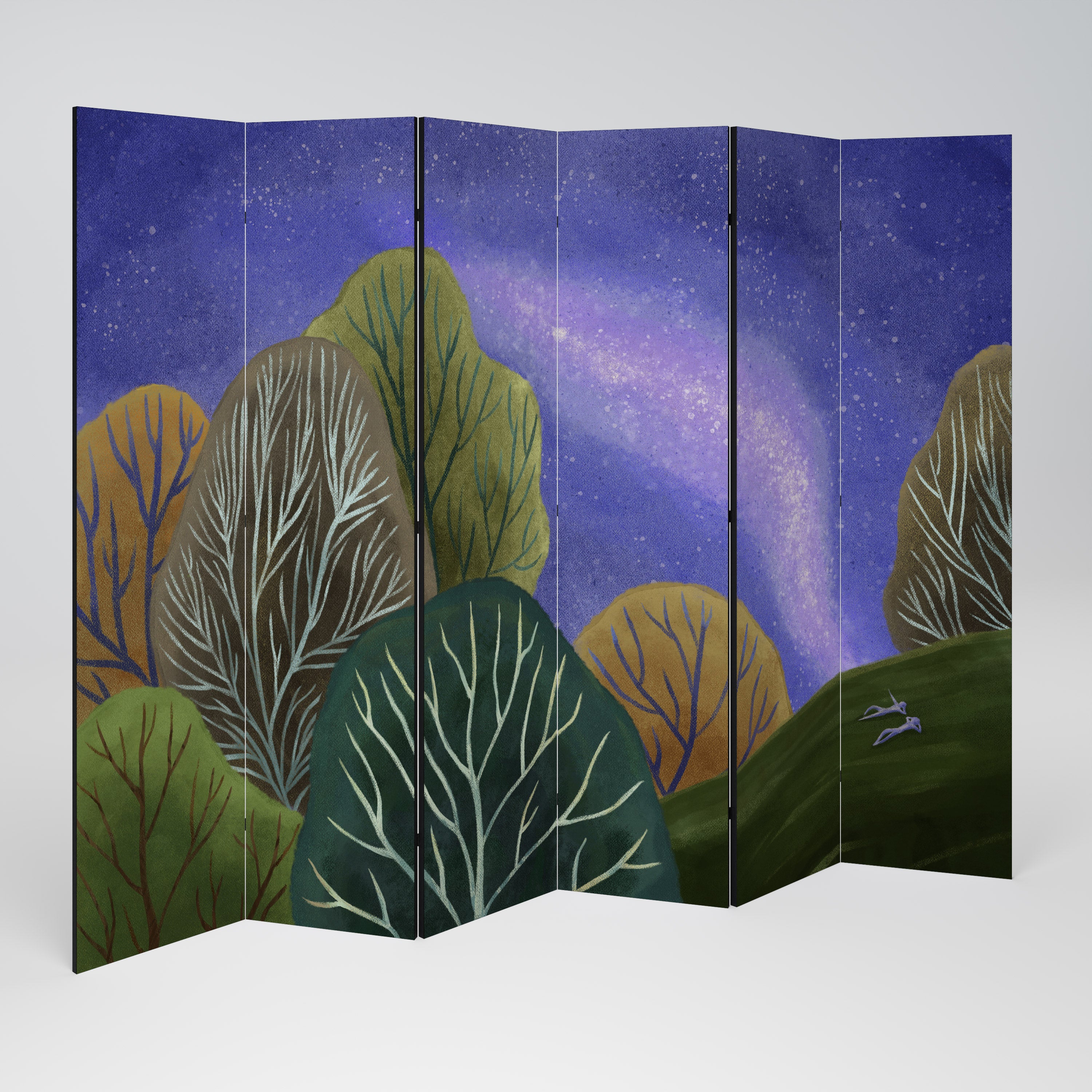 Biombo decorativo de 6 paneles STARLIT VIBE