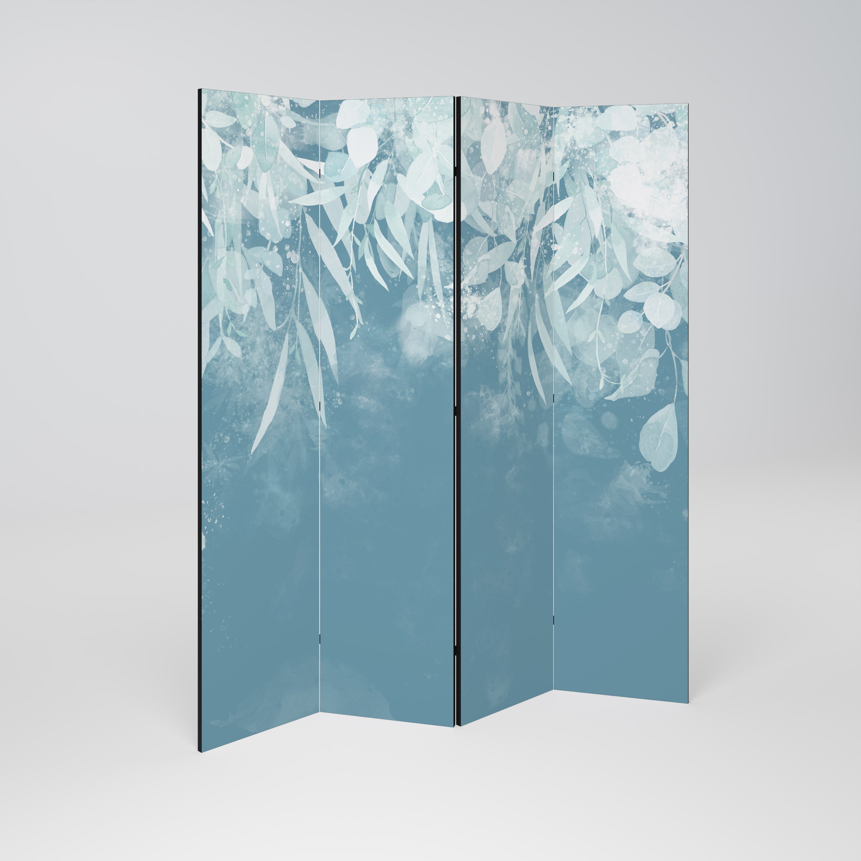Biombo decorativo de 4 paneles ELEGANT NATURES EMBRACE