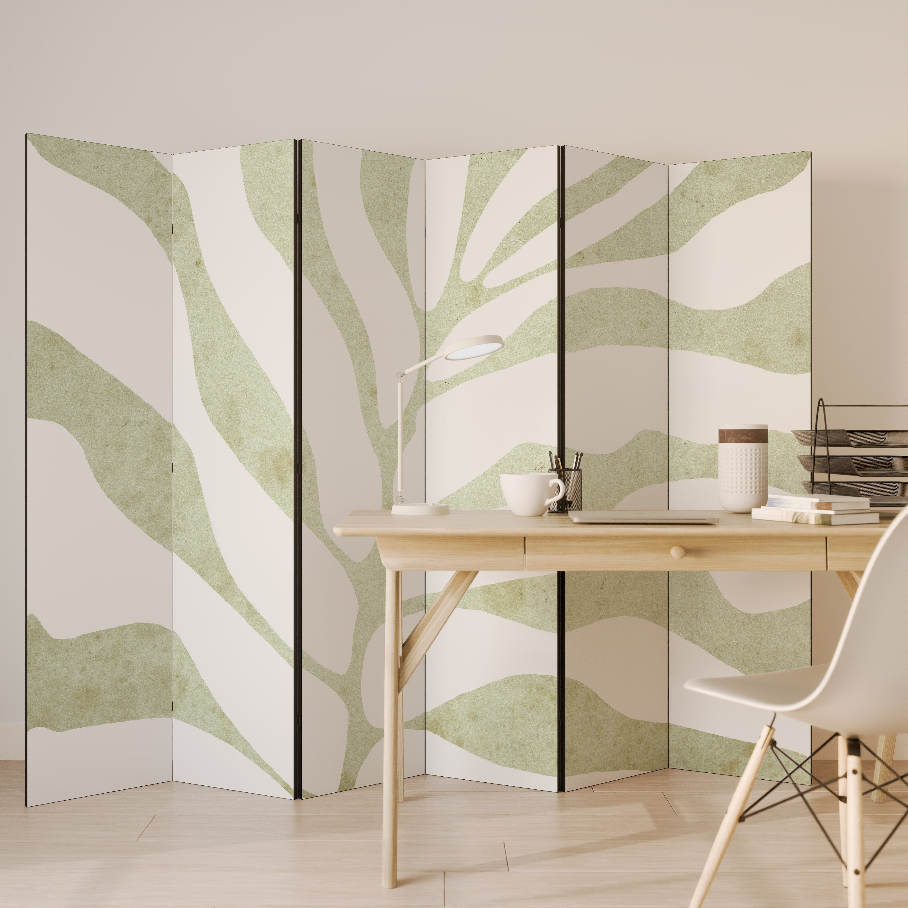Biombo decorativo de 6 paneles BOTANICAL SPARK