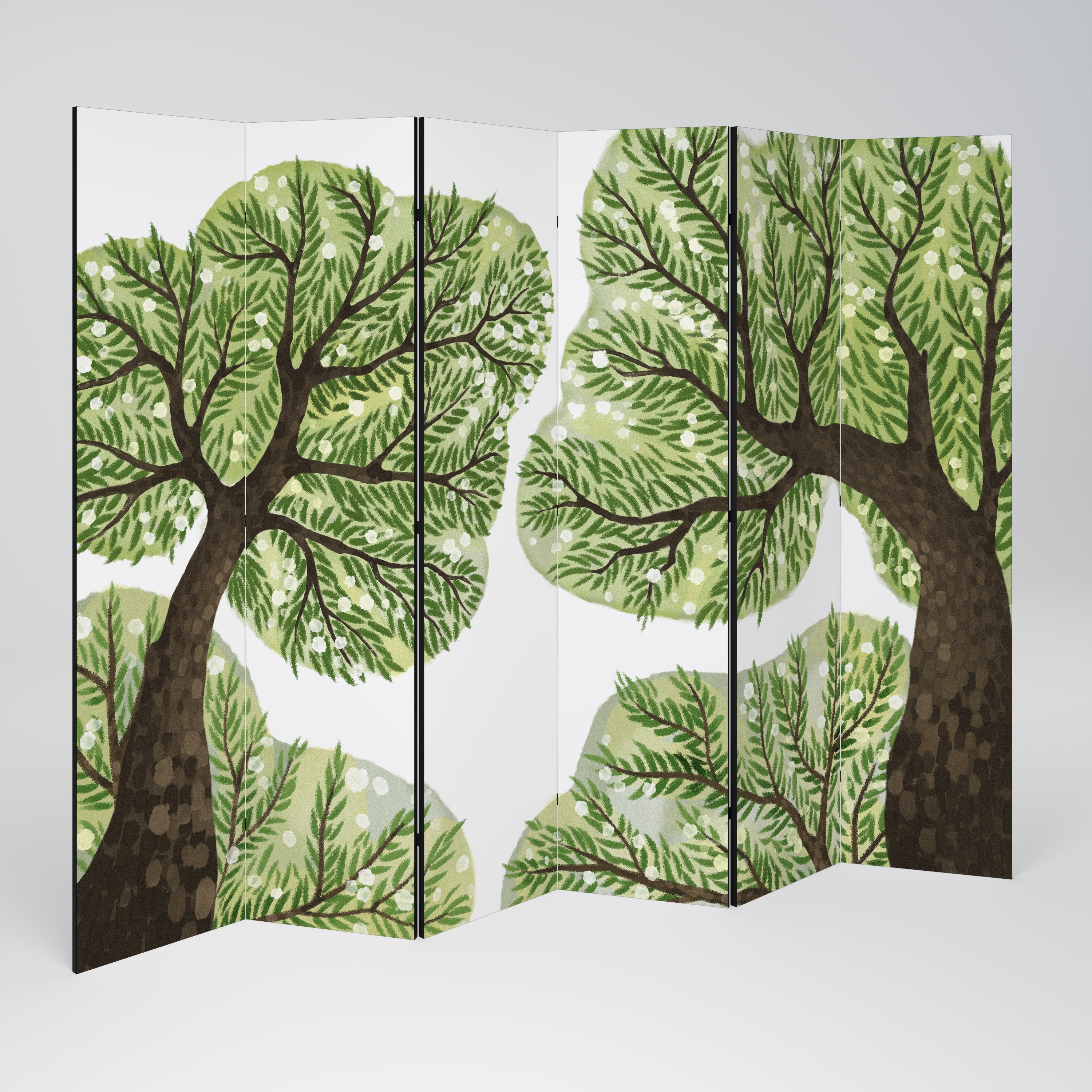 Biombo decorativo WILDERNESS DASH de 6 paneles