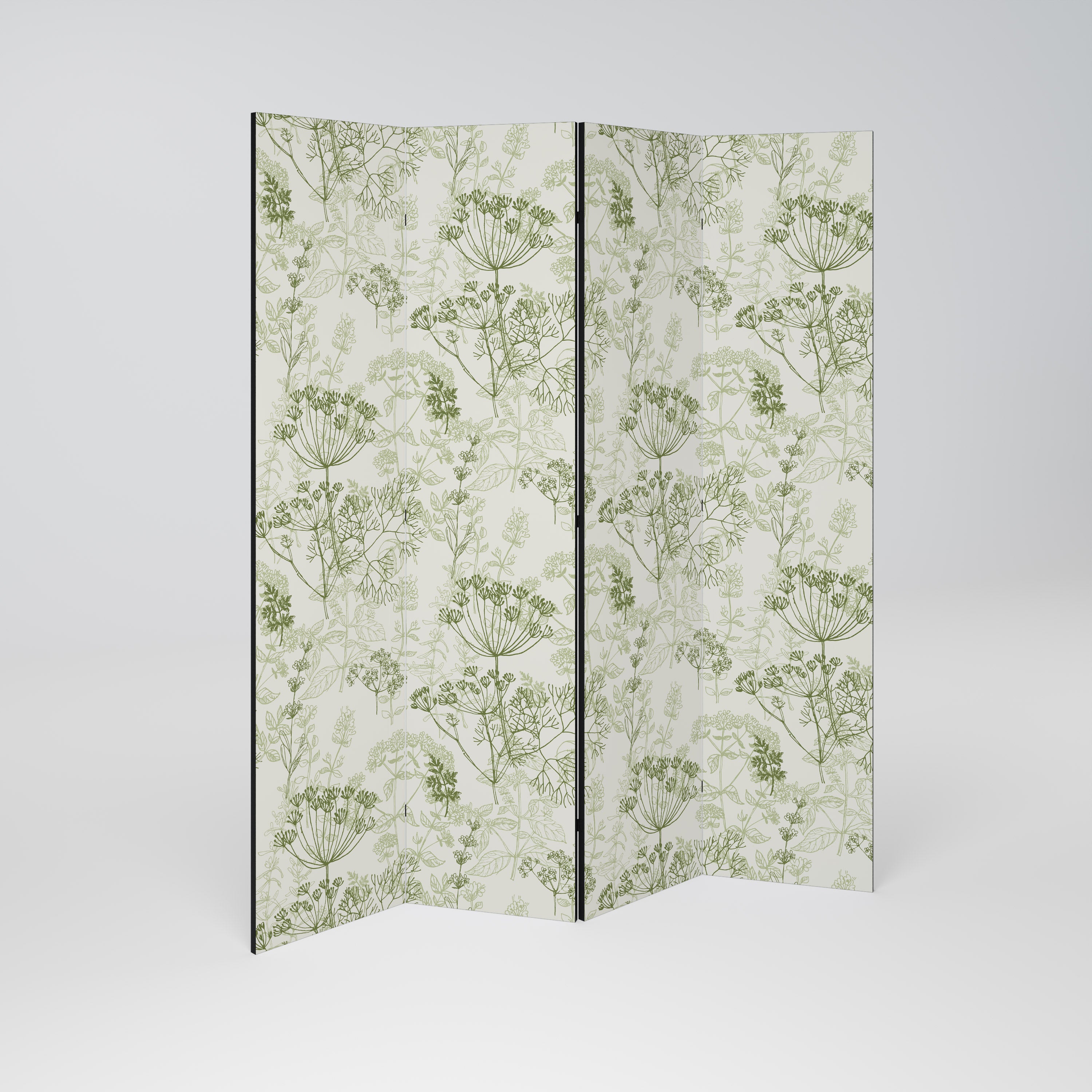 Biombo decorativo de 4 paneles FENNEL BALDACHIN