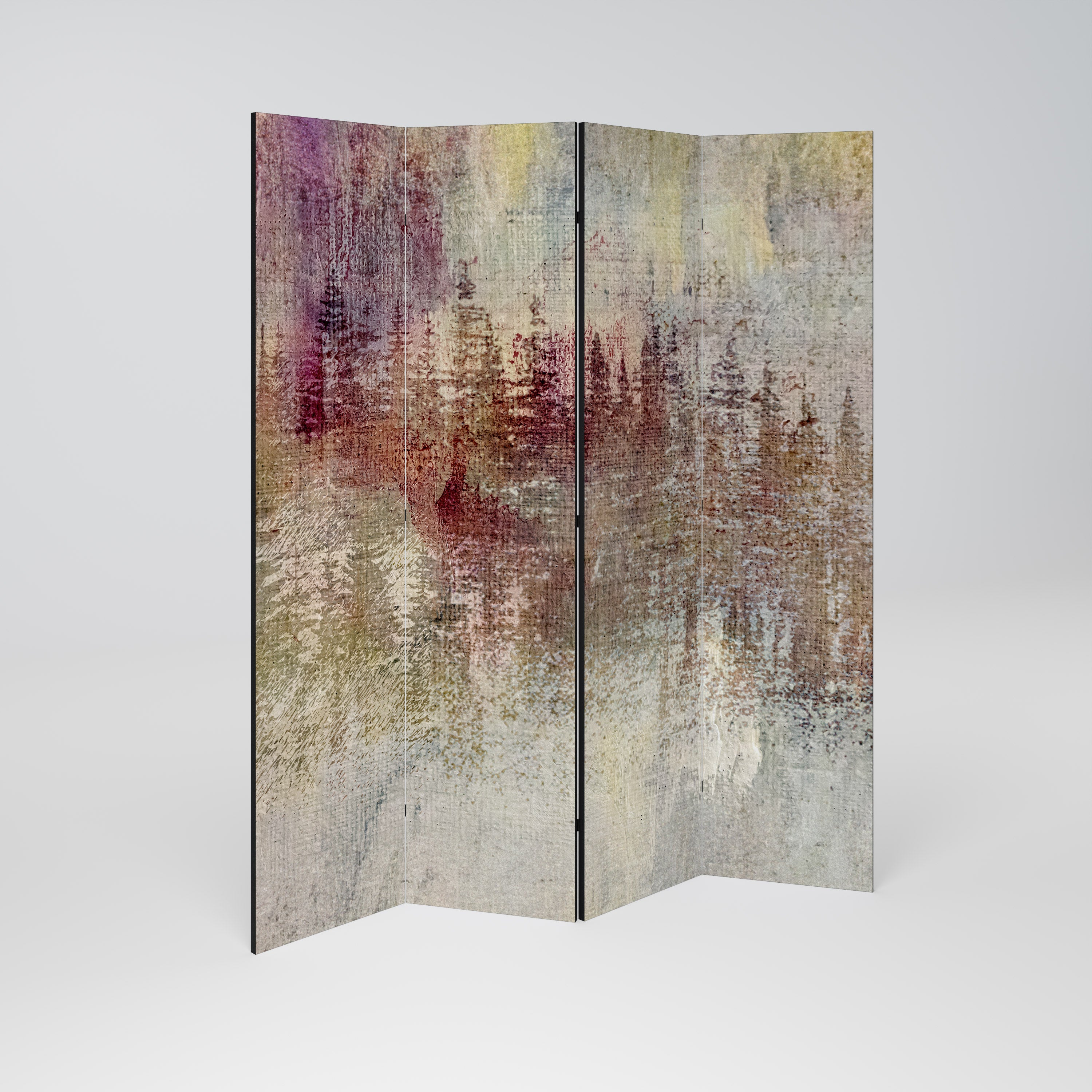 Biombo decorativo de 4 paneles VEILED SUMMIT
