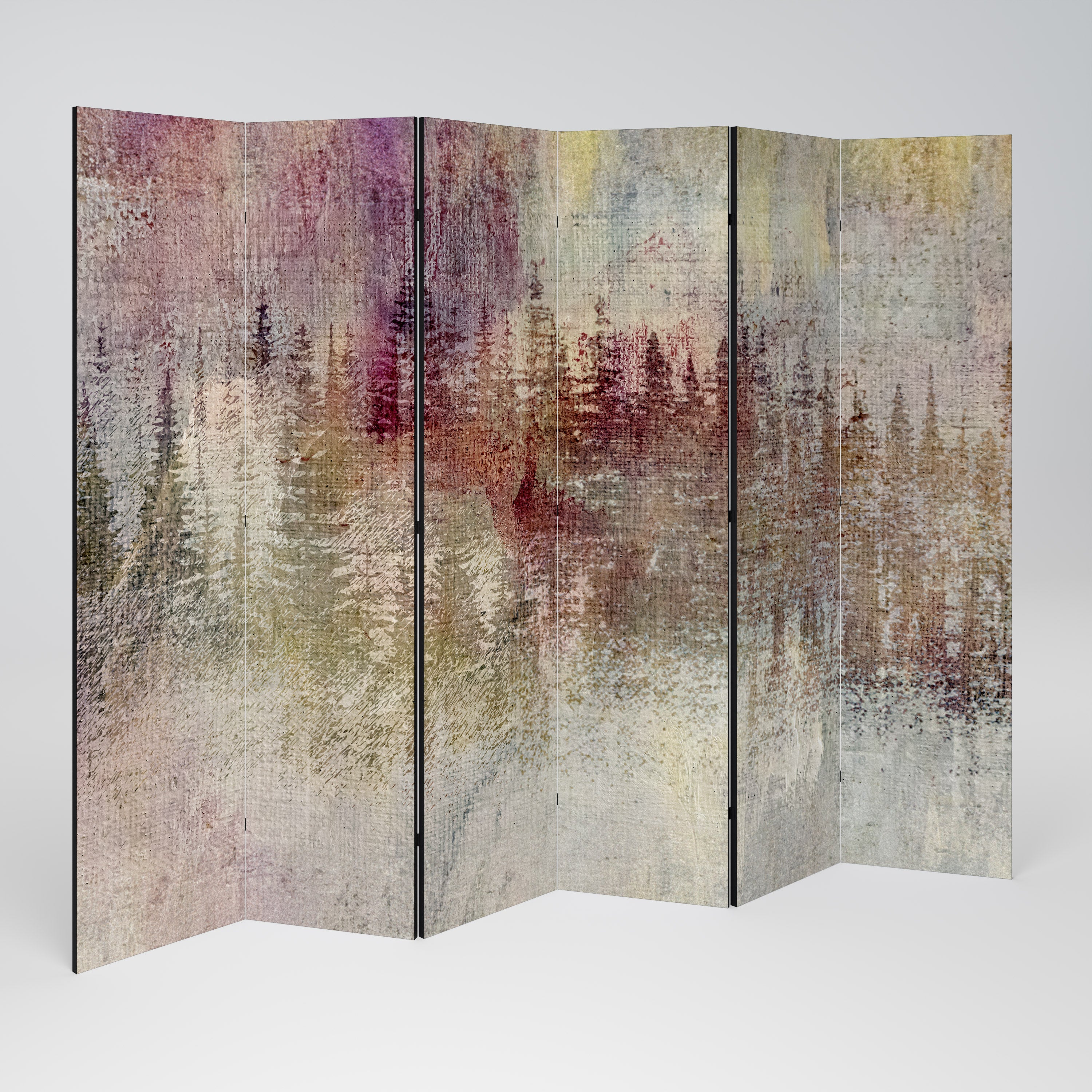 Biombo decorativo de 6 paneles VEILED SUMMIT