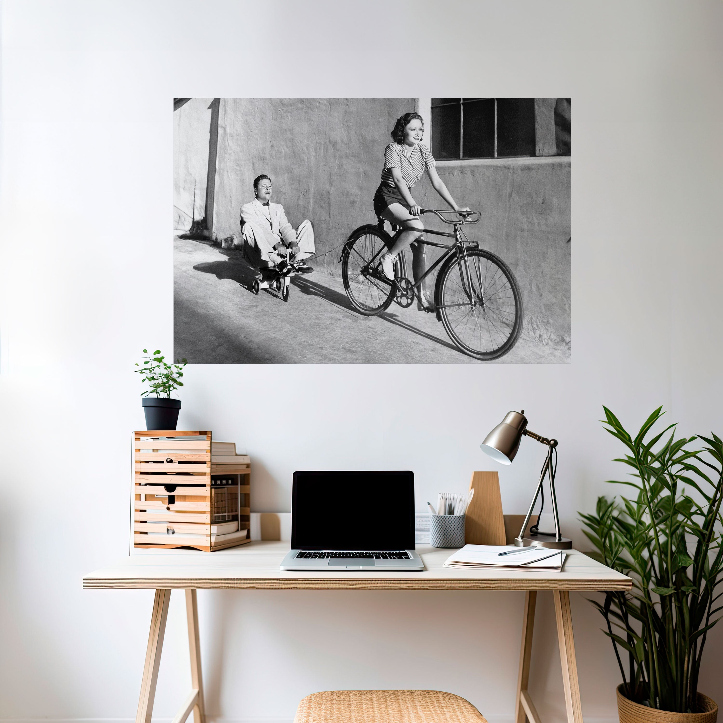 FELIZ VIAJE Póster horizontal autoadhesivo