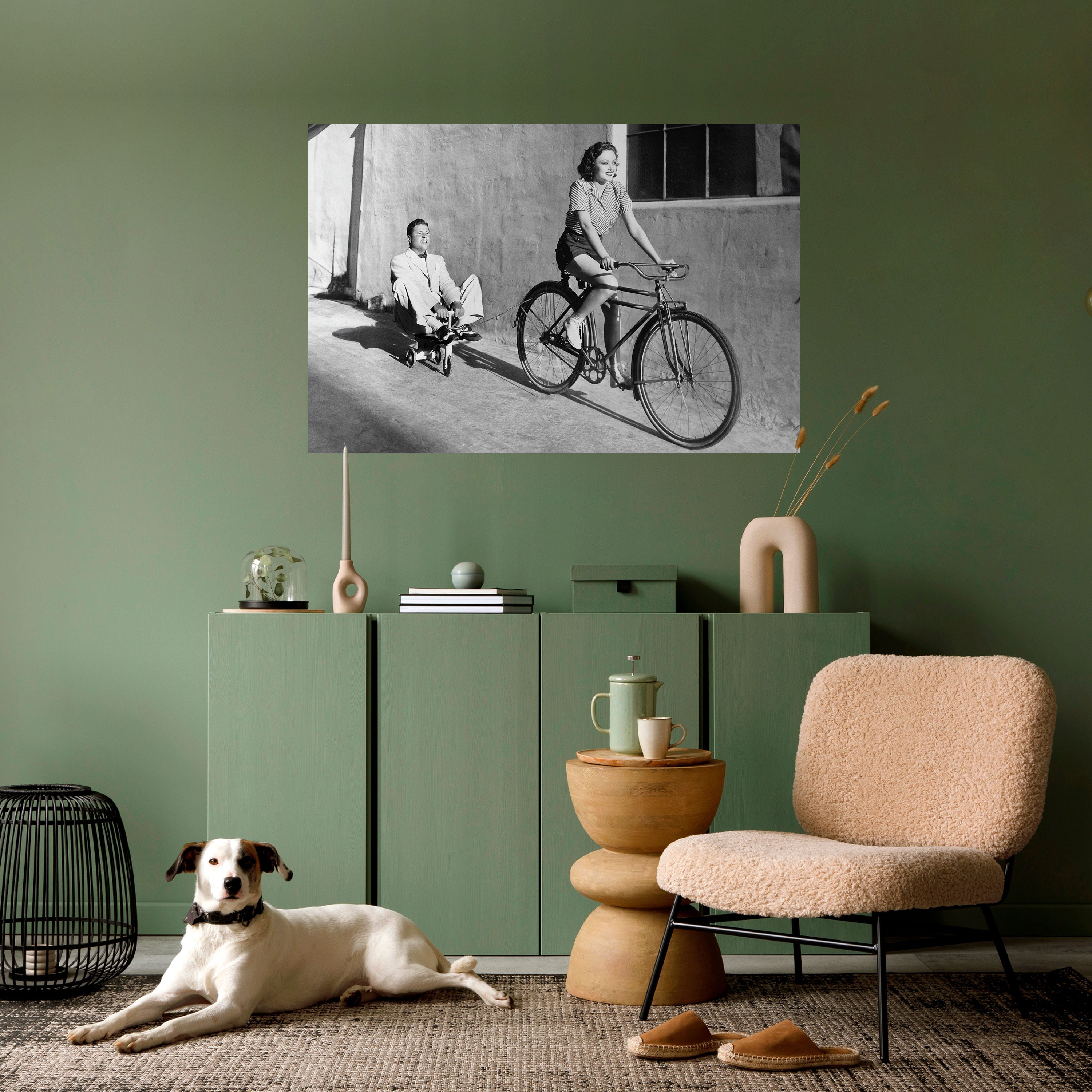 FELIZ VIAJE Póster horizontal autoadhesivo