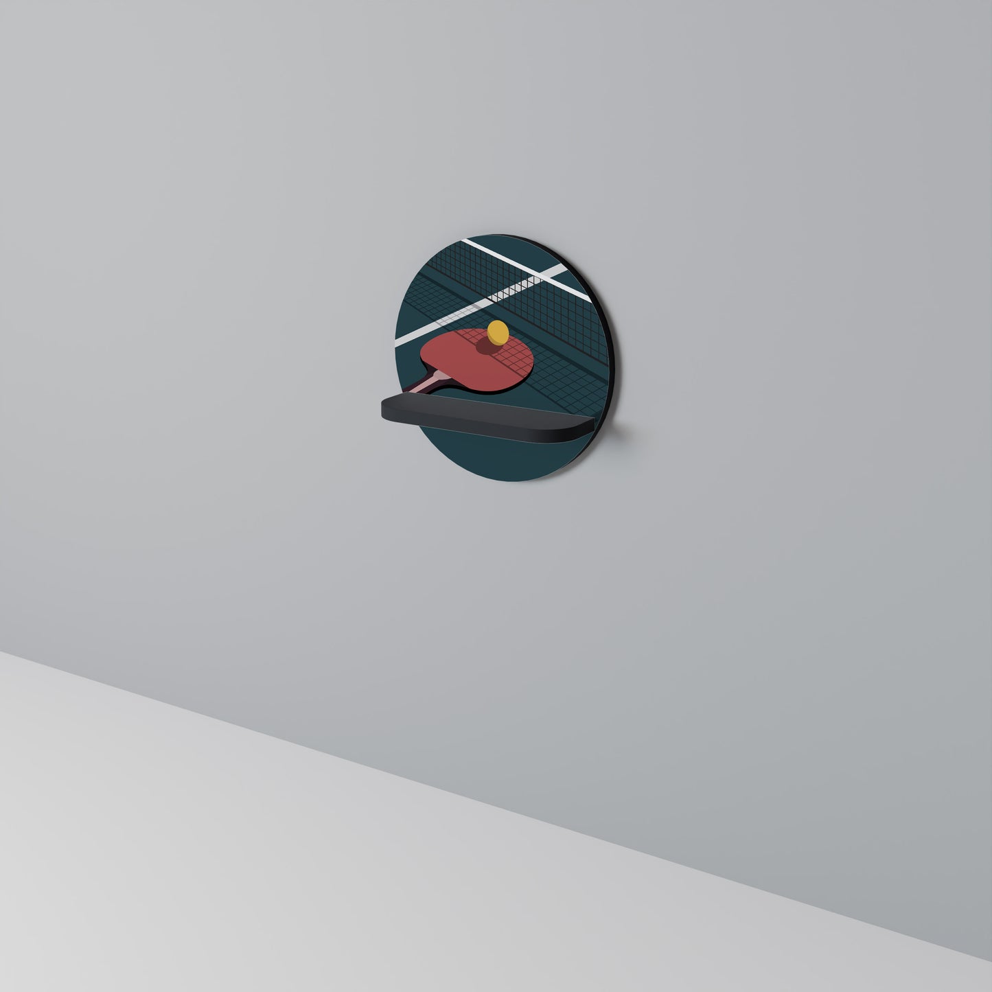 PING- PONG GAME Art Shelf